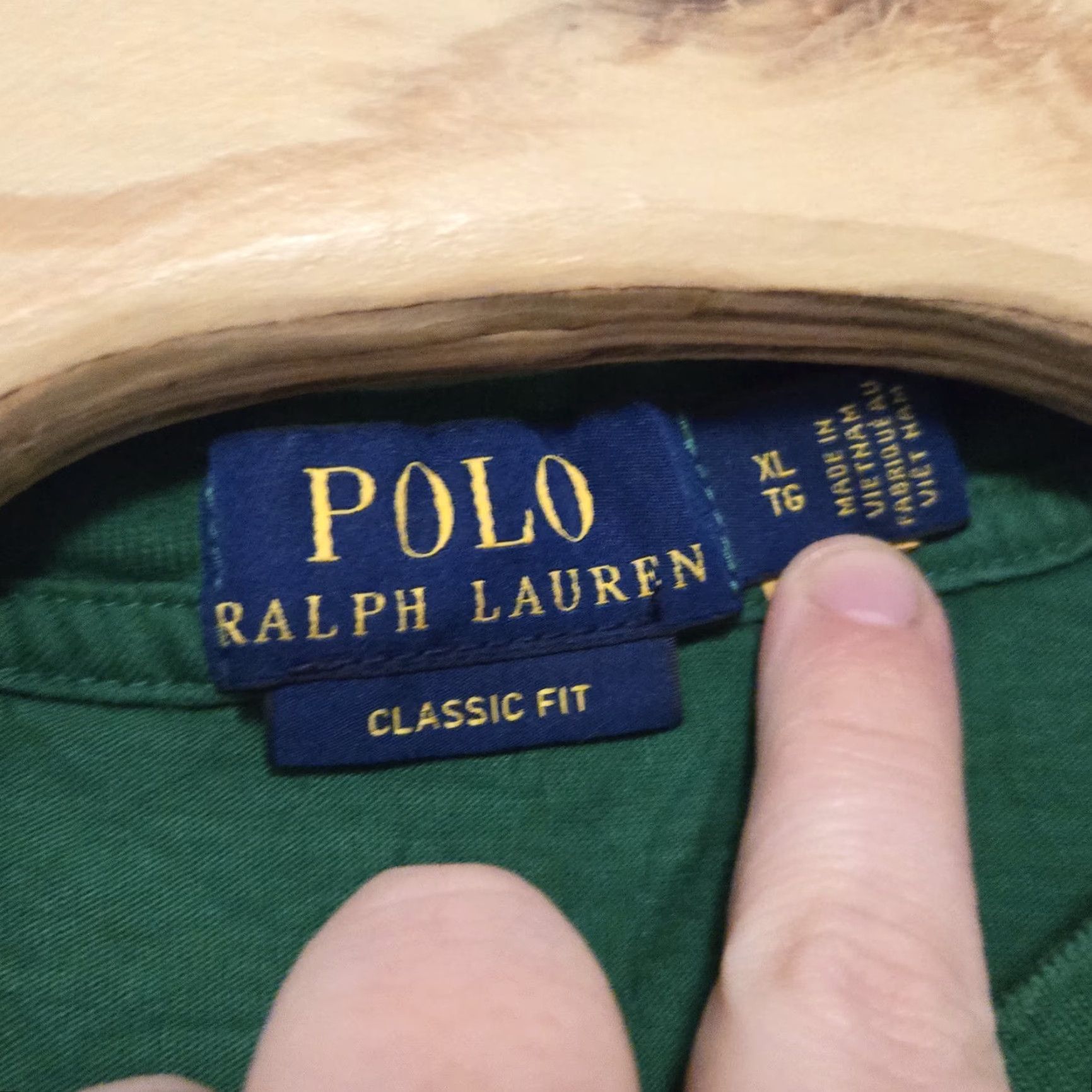 Ralph Lauren Polo Ralph Lauren Green Patch Spellout Classic Fit Tee XL Single Stitch Men T-Shirt Dictionary: Stitch Green, XL, Regular Size Size US XL / EU 56 / 4 - 6 Thumbnail