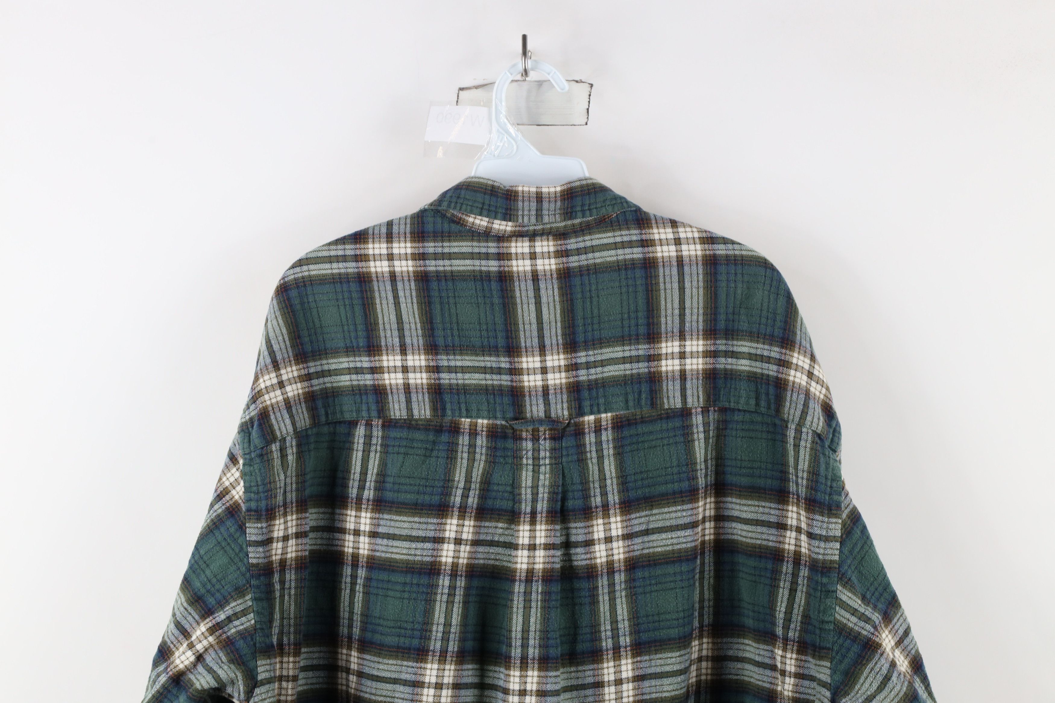 Eddie Bauer × Vintage Vintage 90s Eddie Bauer Flannel Collared Button Shirt Plaid Size US L / EU 52-54 / 3 - 10 Thumbnail