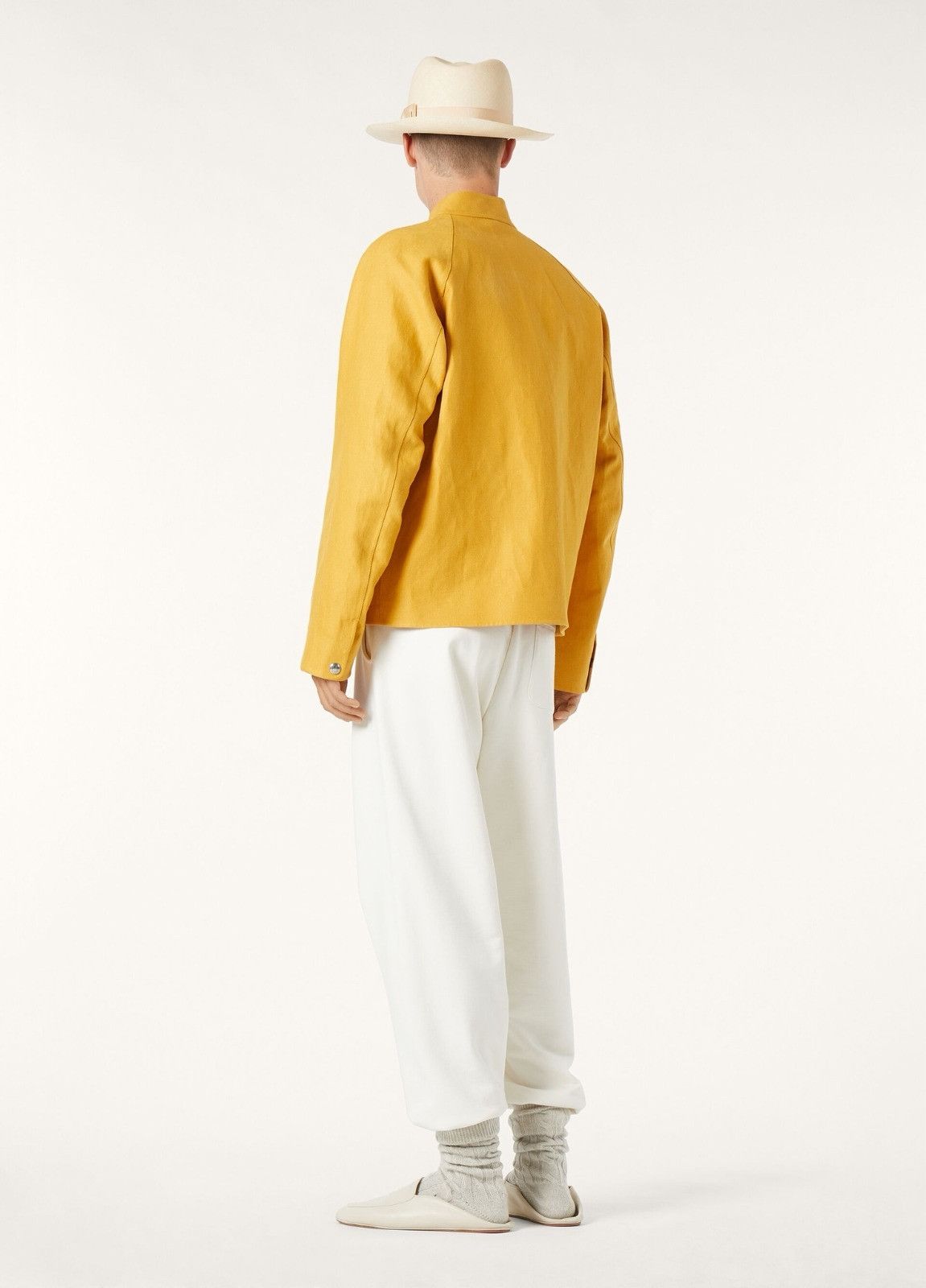 Loro Piana o1srvl11e0526 FAP0866 Eliott Blouson Jacket in Yellow Size US S / EU 44-46 / 1 - 7 Thumbnail