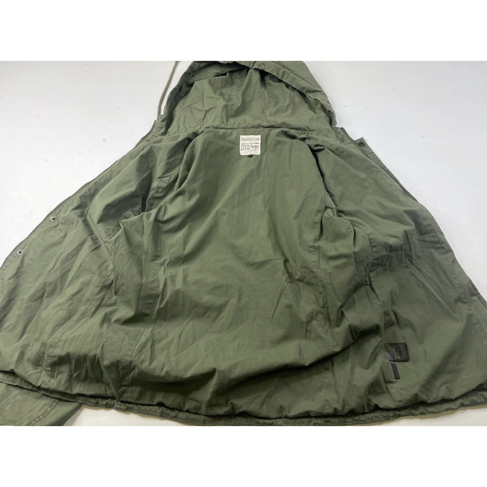 CO Kill City Womens Jacket Anorak Hooded Full Zip Green Medium Army Casual Jacket Women Size M / US 6-8 / IT 42-44 - 3 Thumbnail