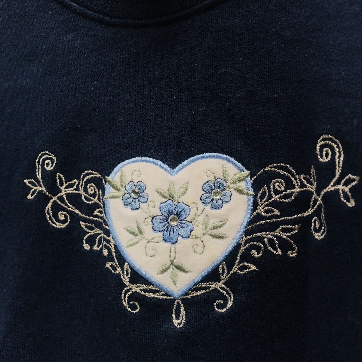 Vintage Vintage Double Crewneck Embroidered Sweatshirts Size US M / EU 48-50 / 2 - 5 Thumbnail