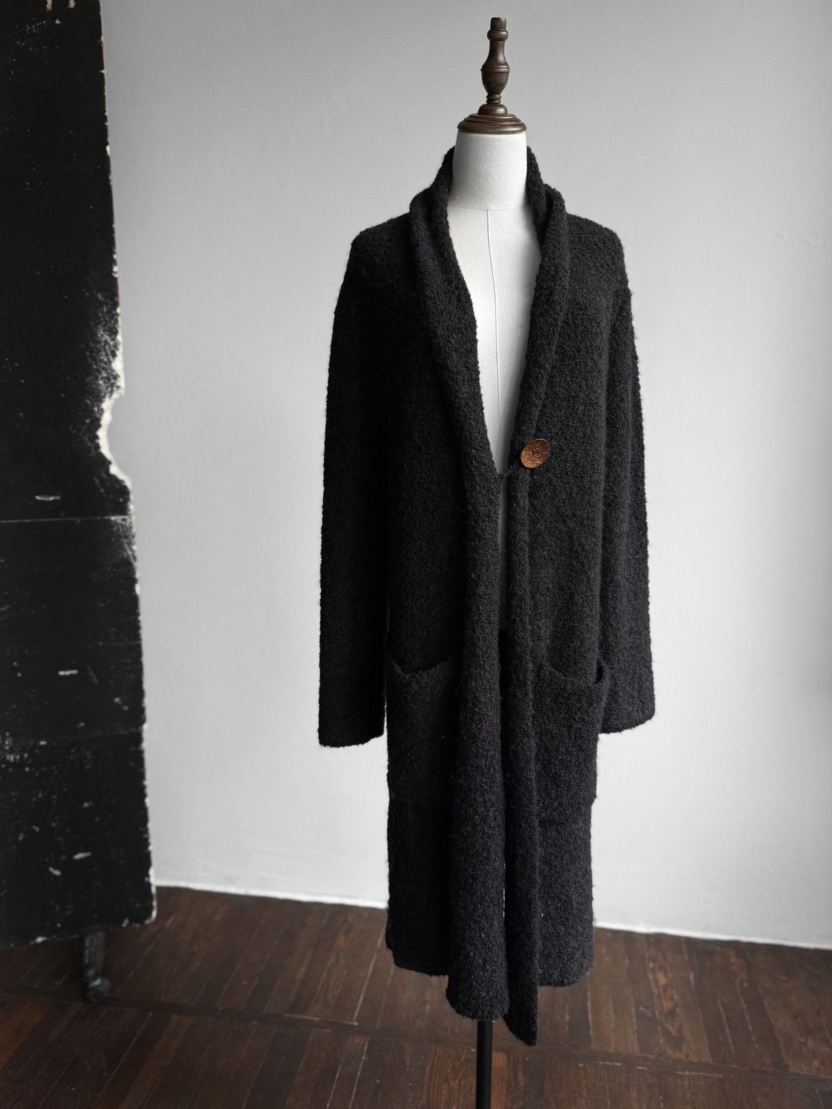 Maison Scotch Maison Scotch Aspen Chic Boucle Long Cardigan Coatigan Size M / US 6-8 / IT 42-44 - 1 Thumbnail
