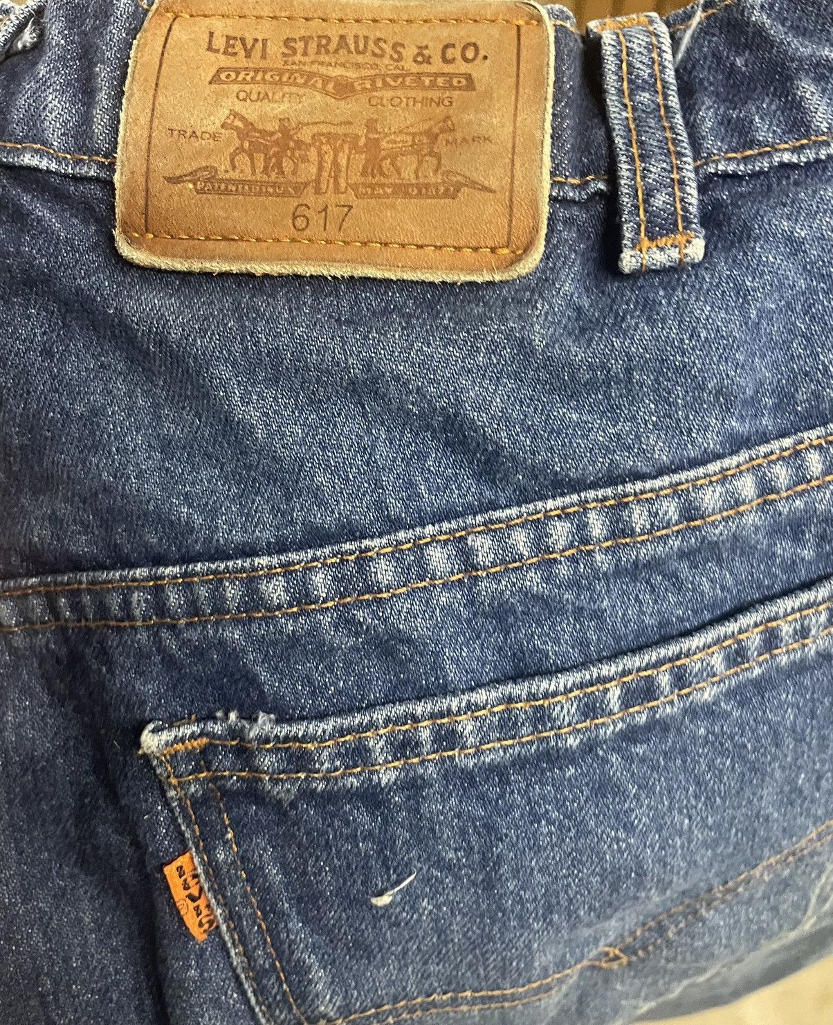 Vintage Vintage Levis Orange Tab Made in Canada Denim Jeans Size US 36 / EU 52 - 8 Thumbnail