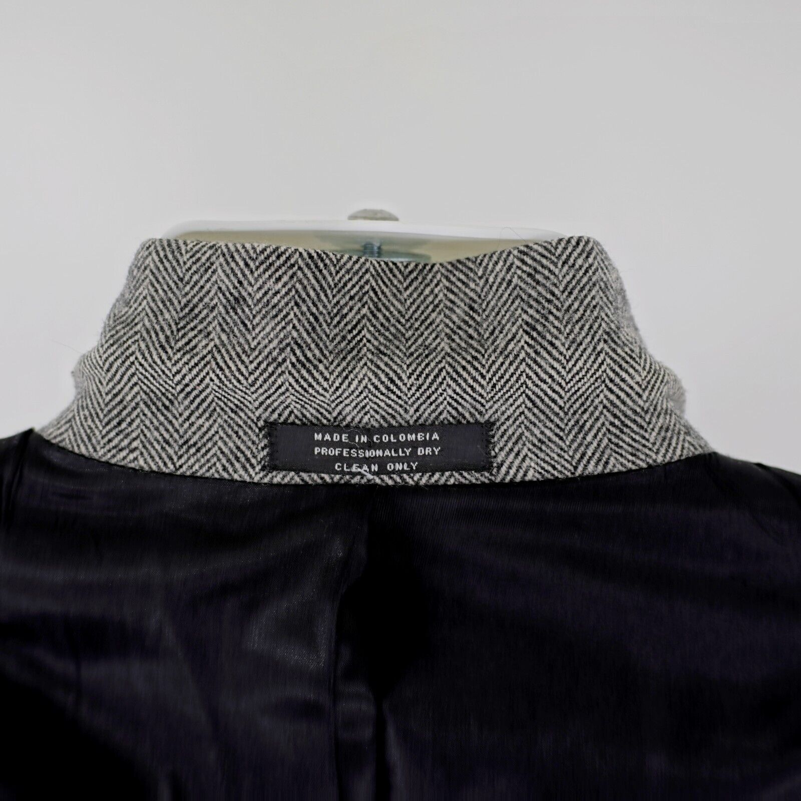 Designer Cricketeer Tweed Wool Camel Hair Nylon Gray Herringbone 2 Bu Size 42L - 12 Thumbnail