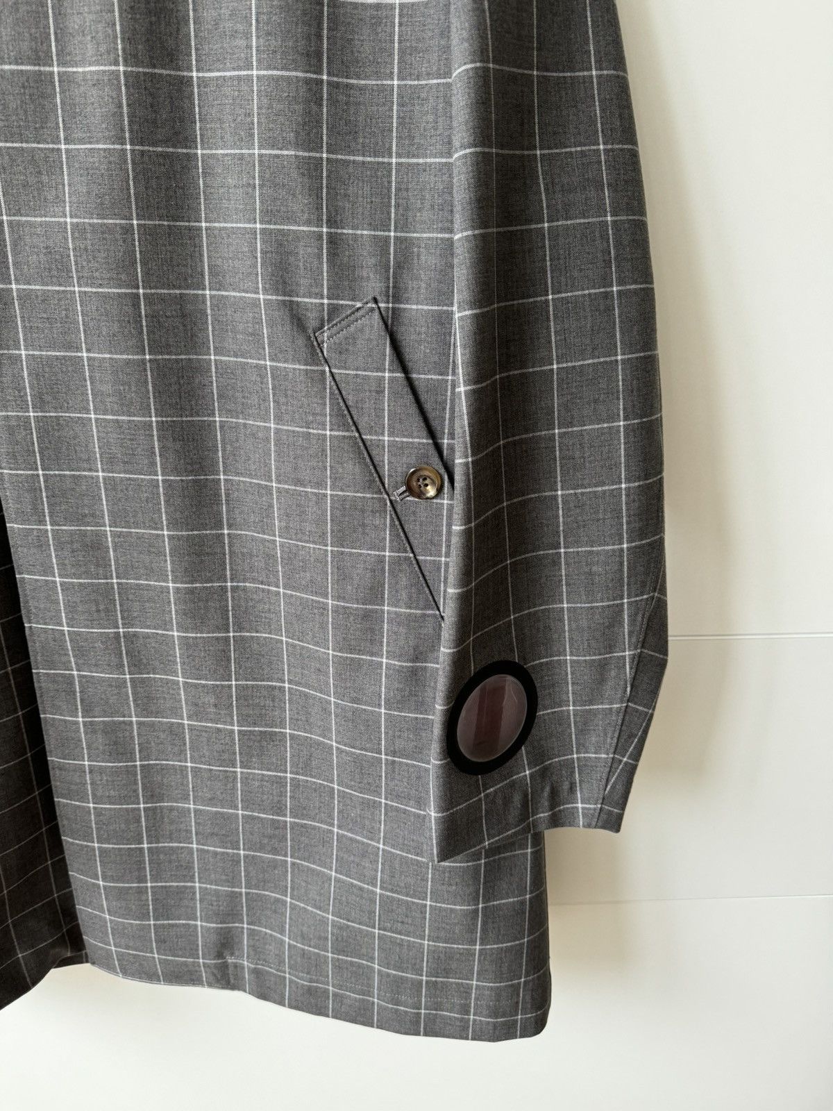 Undercover [3] T/Wpen Windowpane Coat in Grey (AW15) Size US L / EU 52-54 / 3 - 7 Thumbnail