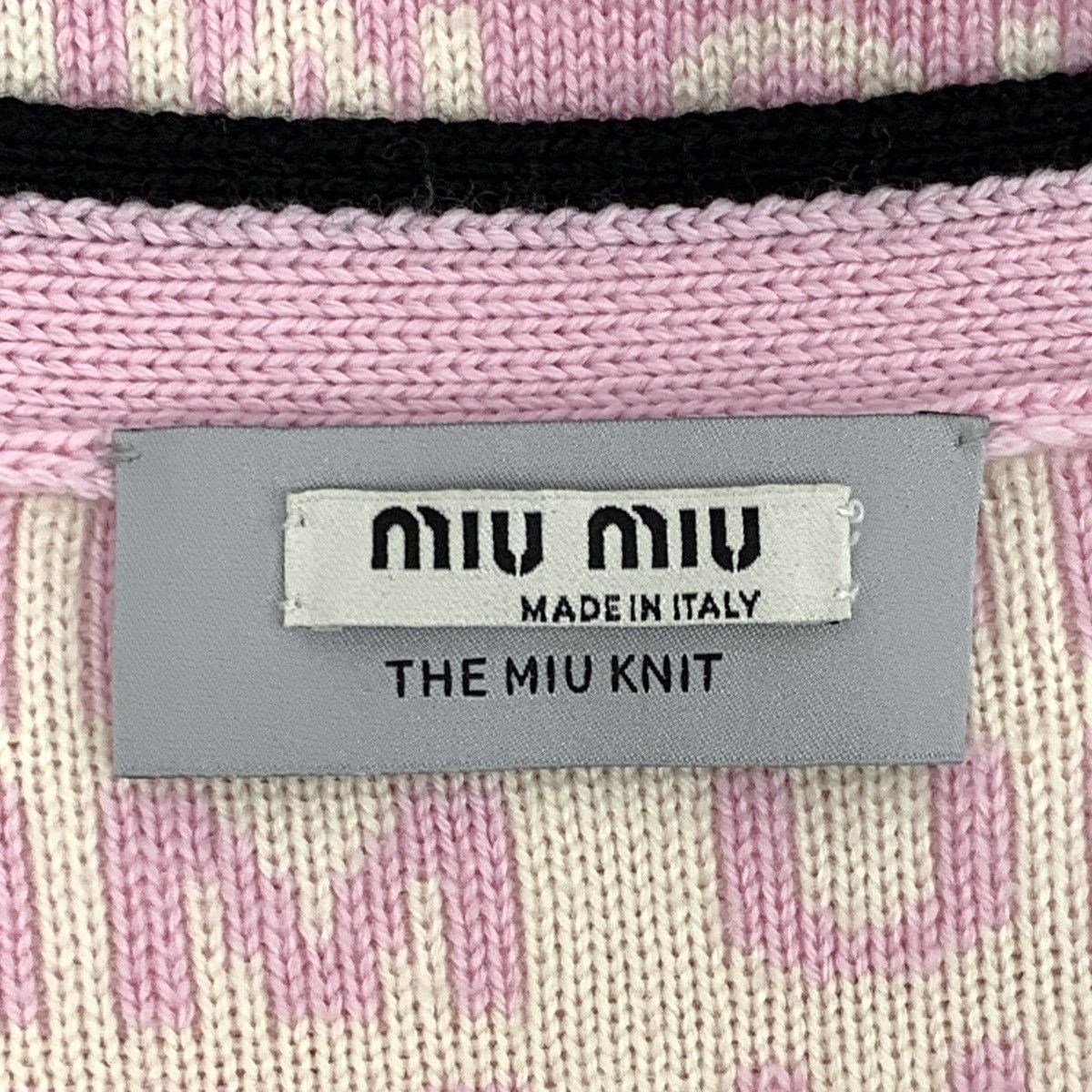 Miu Miu Miu Miu Pink Wool Knitted Cardigan Coat K26WX Size M / US 6-8 / IT 42-44 - 9 Thumbnail