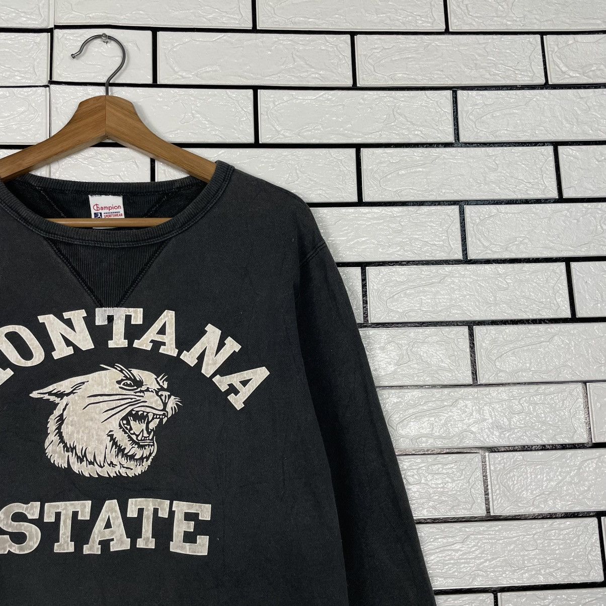 Champion Champion Running Man Montana State Sweatshirt Size US L / EU 52-54 / 3 - 5 Thumbnail