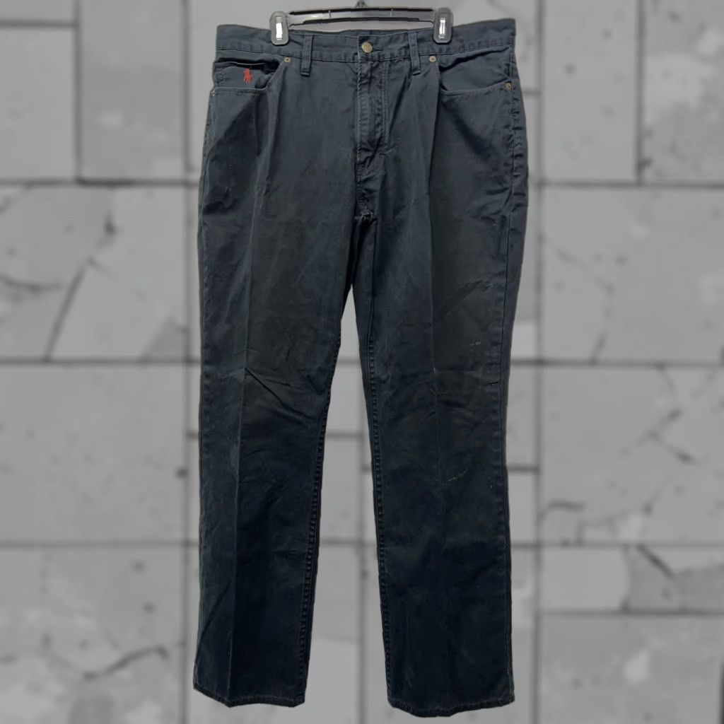 Polo Ralph Lauren Polo Ralph Lauren Pants Chino Black 38x32 Mens Regular Shirt? Size US M / EU 48-50 / 2 - 1 Thumbnail