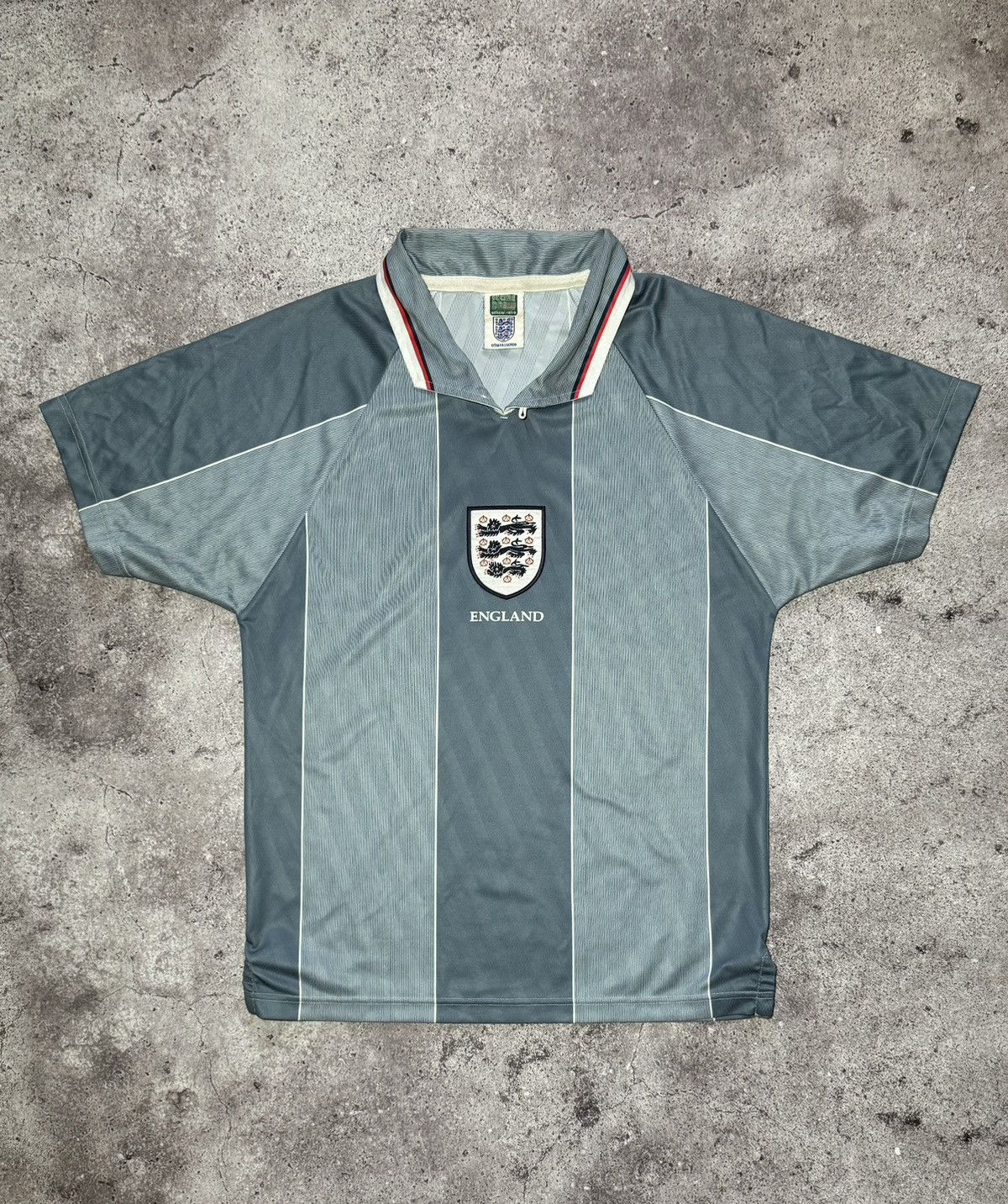 Vintage England vintage Score Draw Retro Football Jersey T-shirt Size US M / EU 48-50 / 2 - 1 Thumbnail
