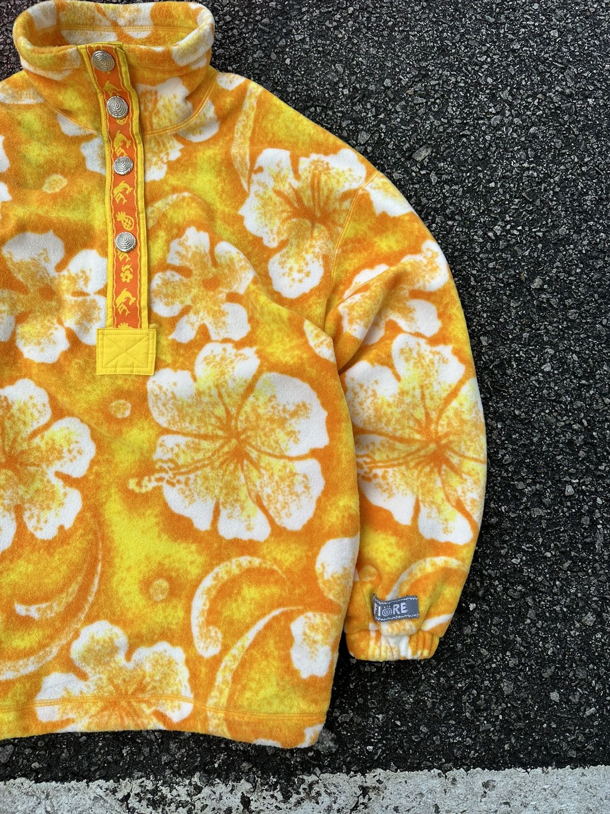 Japanese Brand 👹Jojo Fiore Japan Pullover Fleece Jacket Size US M / EU 48-50 / 2 - 6 Thumbnail