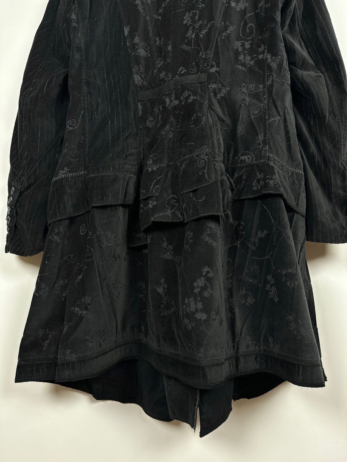 Marithe + Francois Girbaud Marithe Francois Girbaud Jacquard Double Breasted Coat Size L / US 10 / IT 46 - 18 Thumbnail