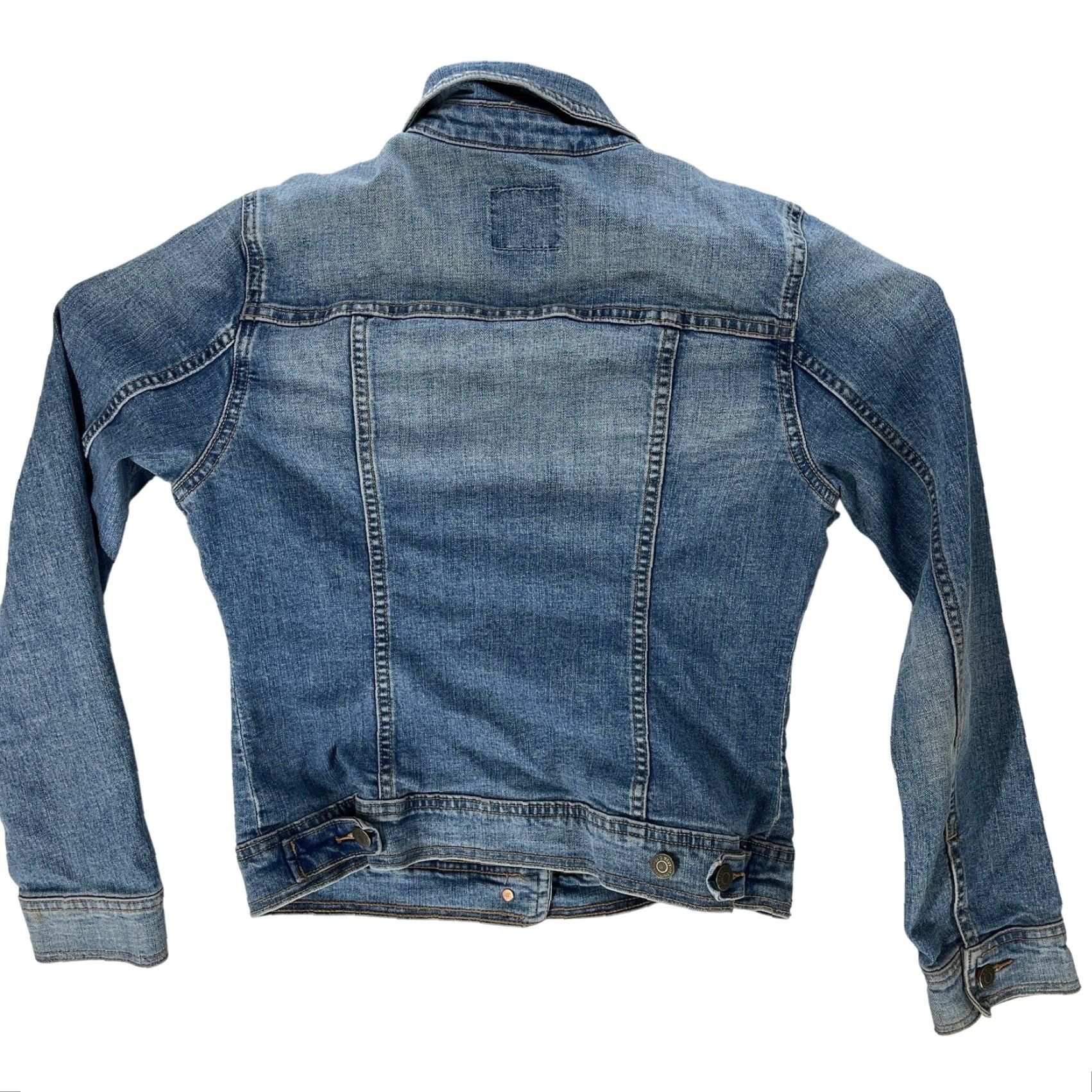 Old Navy Old Navy Trucker Jacket Women M Blue Denim Front Cotton Blend Y2K Retro Size M / US 6-8 / IT 42-44 - 2 Thumbnail