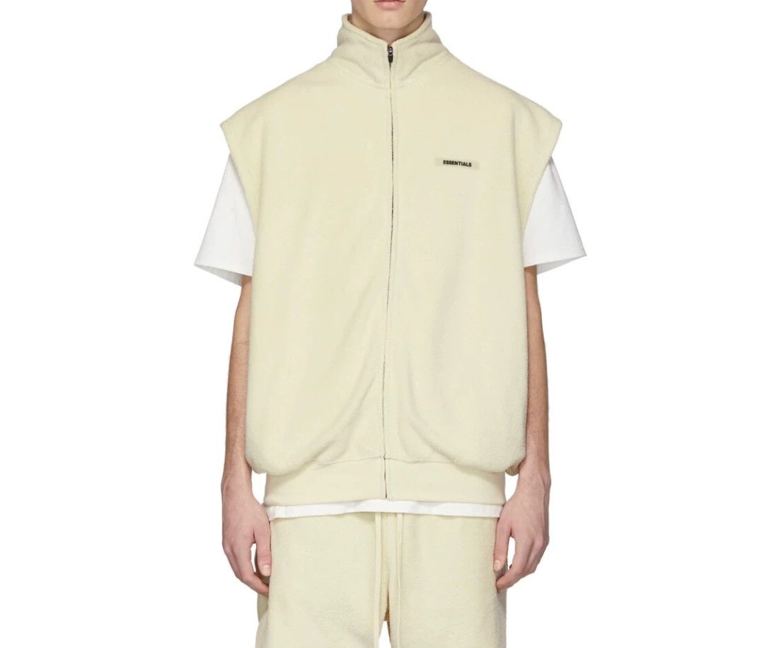 Fear of God FOG Essentials 20SS Stand Collar Fleece Vest Size US L / EU 52-54 / 3 - 1 Thumbnail