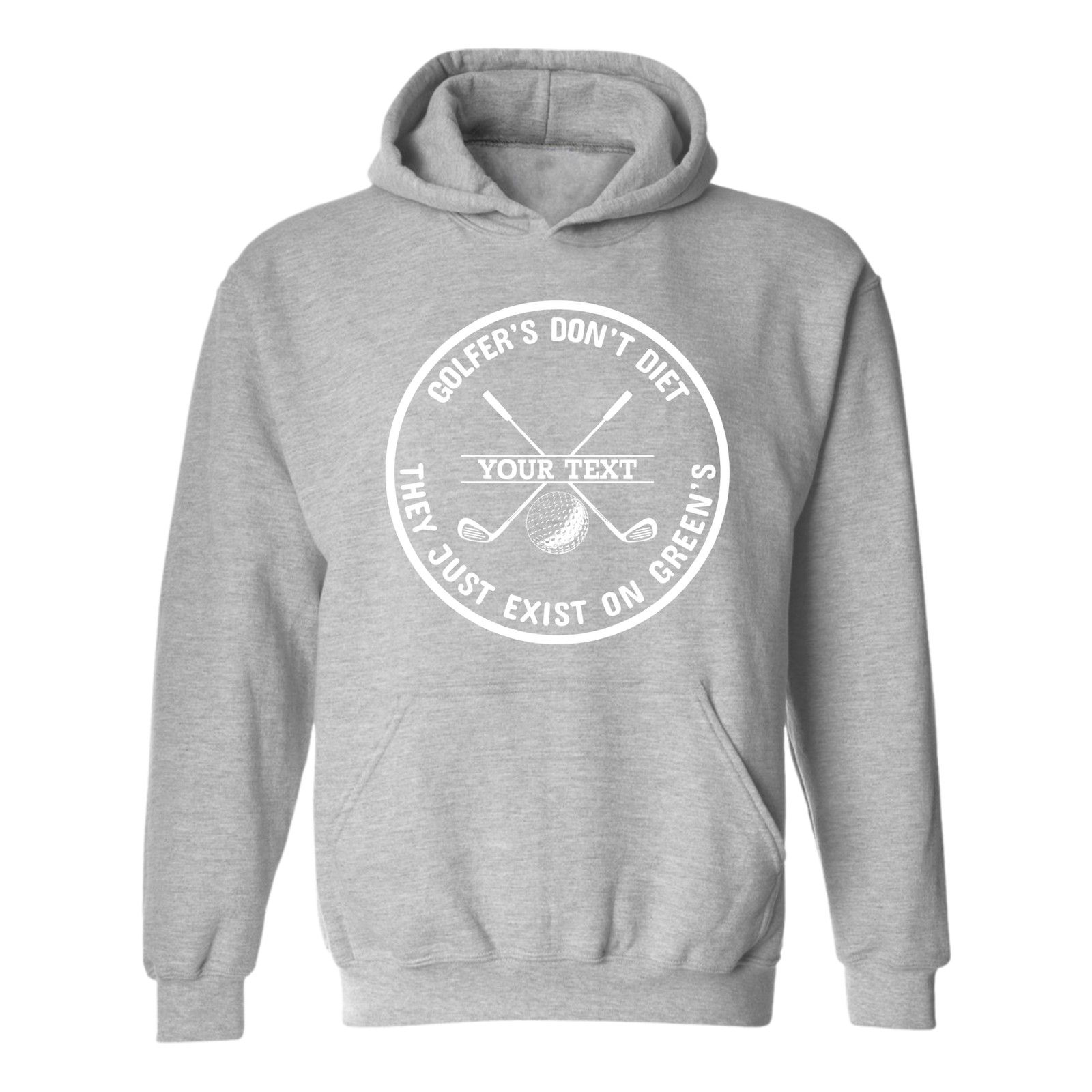 & Other Stories Golf Hoodie Golfers Dont Diet Personalized Name Clubs Ball Size US L / EU 52-54 / 3 - 10 Thumbnail