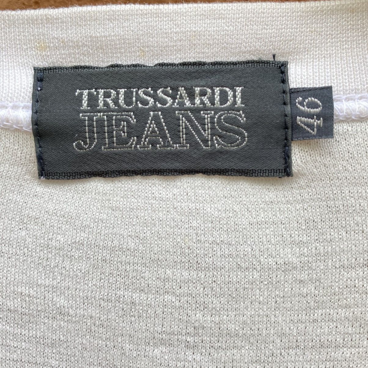 Trussardi TRUSSARDI JEANS White Crest Sweatshirt Size US S / EU 44-46 / 1 - 7 Thumbnail