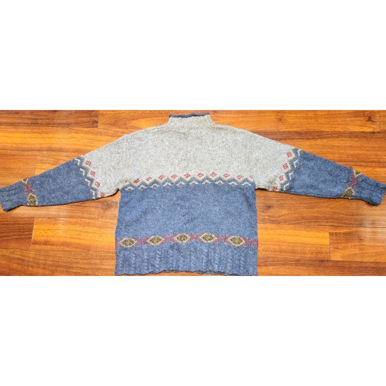 Vintage VINTAGE St Johns Bay Sweater Women XL Mock Neck Pullover Southwestern Woll Blend Size XL / US 12-14 / IT 48-50 - 6 Thumbnail