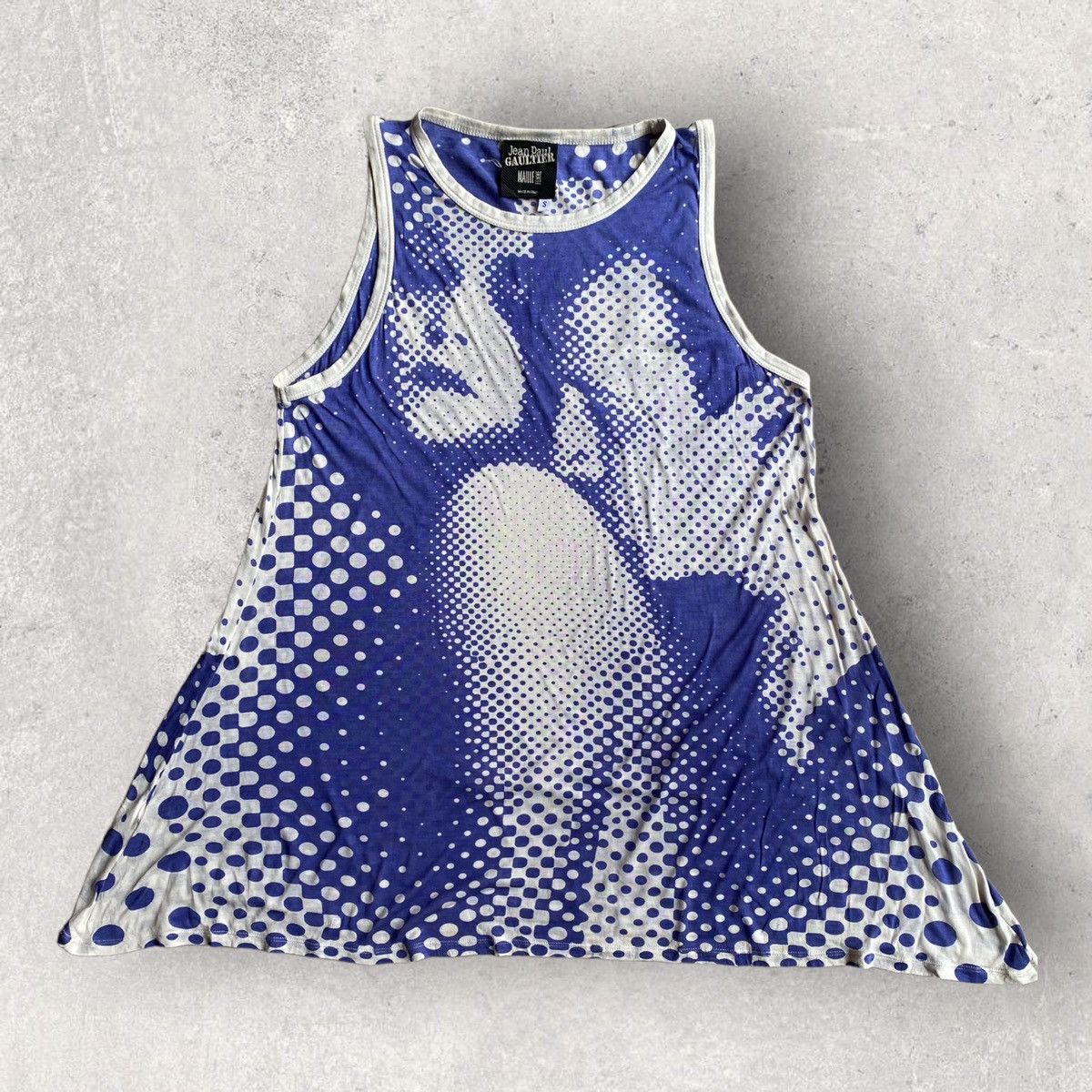 Jean Paul Gaultier JPG Jersey Cotton Dot Tank Top Size S / US 4 / IT 40 - 1 Thumbnail