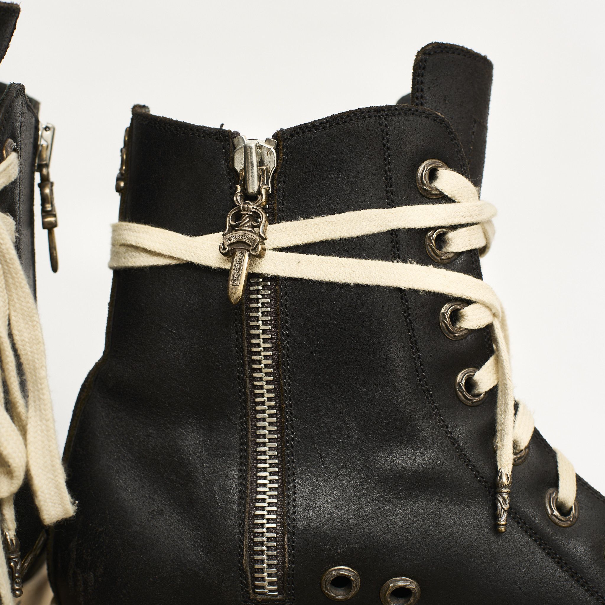 Chrome Hearts × Rick Owens Chrome Hearts Rick Owens Blister Leather Ramones Size 43 Size US 10 / EU 43 - 7 Thumbnail