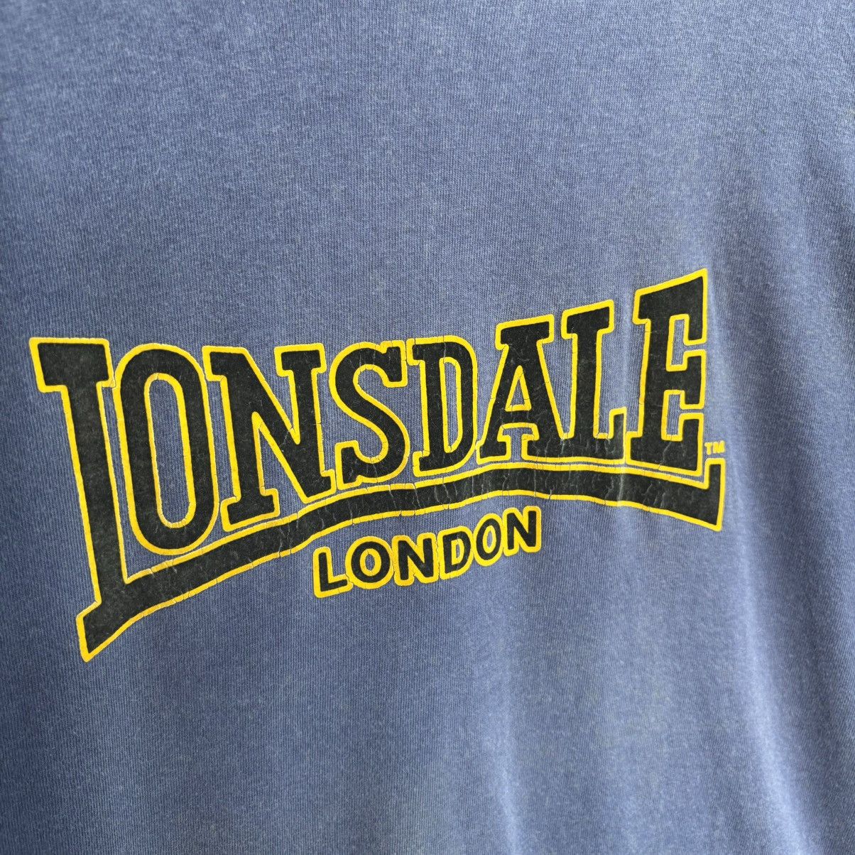 Lonsdale × Vintage Vintage Lonsdale London Big Logo T-shirt Size US S / EU 44-46 / 1 - 5 Thumbnail