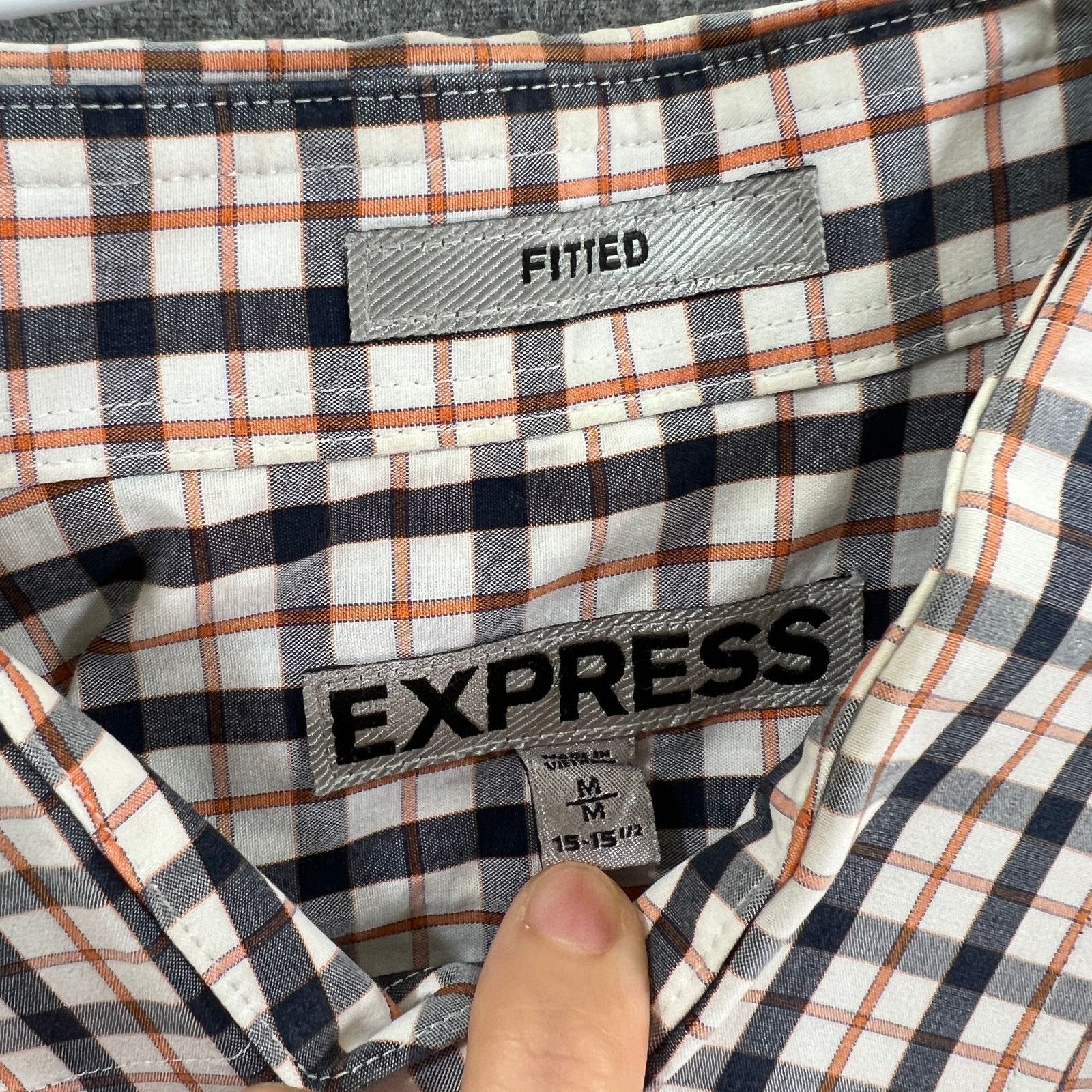 Express Express Botton Up Shirt Adult Size Medium Long Sleeve Size US M / EU 48-50 / 2 - 3 Thumbnail