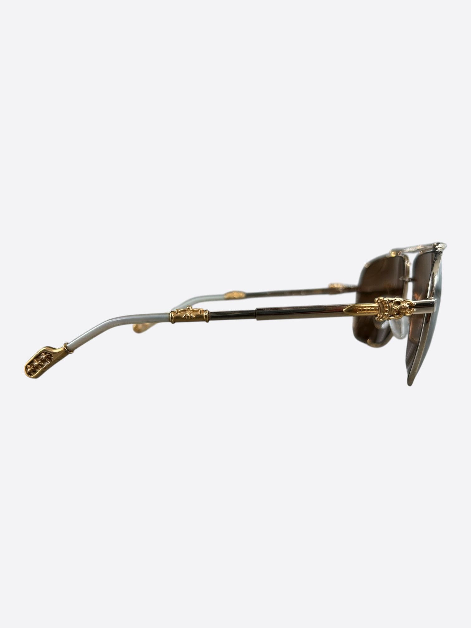 Chrome Hearts Chrome Hearts Gold Kanchu II Sunglasses Size ONE SIZE - 2 Thumbnail