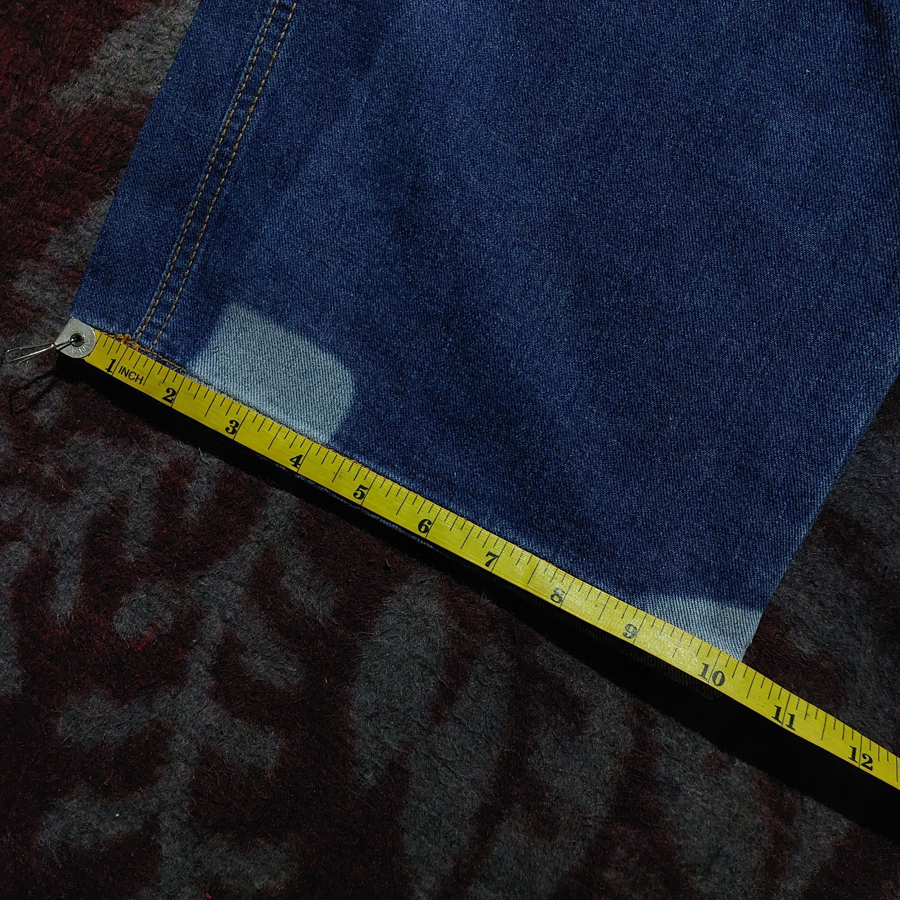 Marithe + Francois Girbaud Rey mysterio artwork printed carpenter denim Size US 35 - 19 Thumbnail