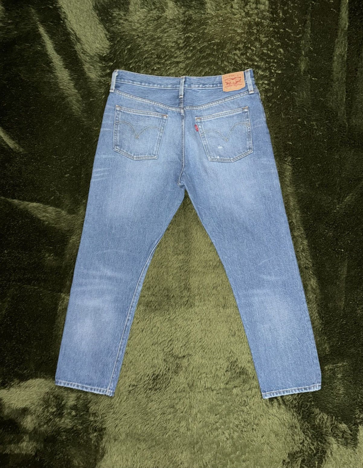 Levi's [W30/L32] Levi’s 501 CT Destroyed Denim Pants Light Indigo Size US 32 / EU 48 - 7 Thumbnail