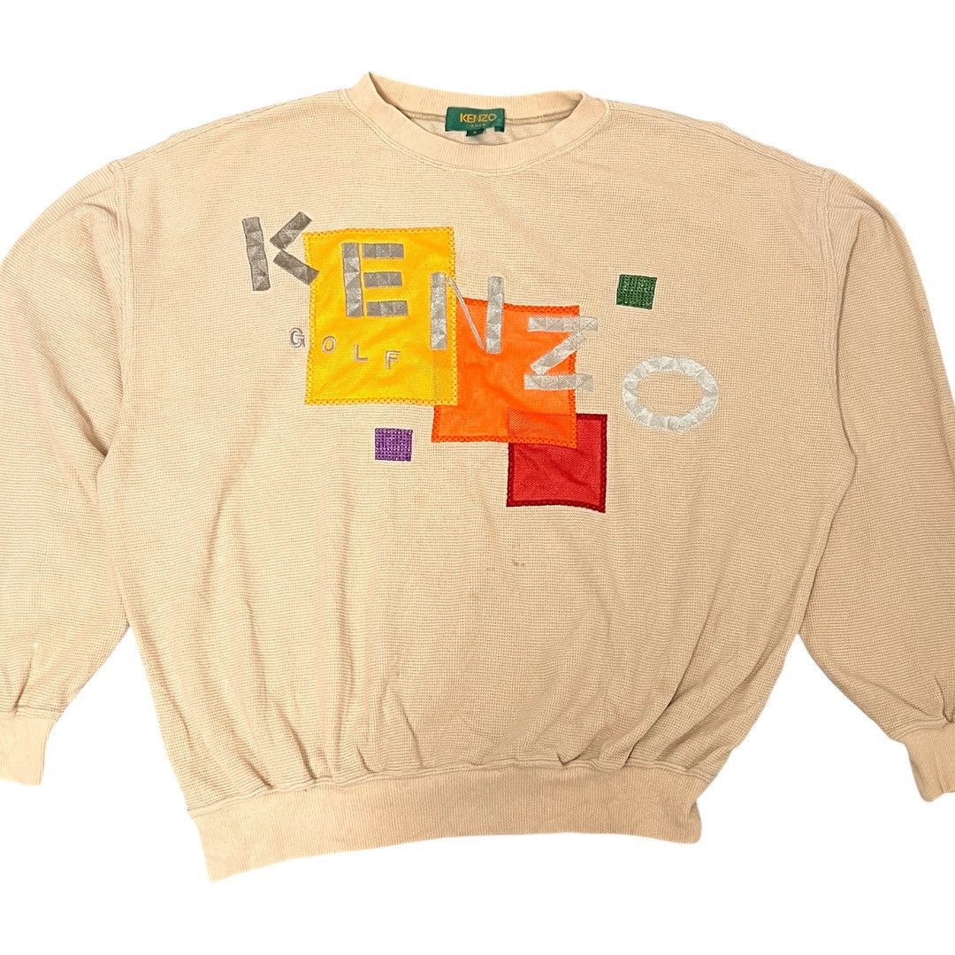 Kenzo Kenzo Golf embroidery vintage sweatshirt 1990s Size US M / EU 48-50 / 2 - 3 Thumbnail