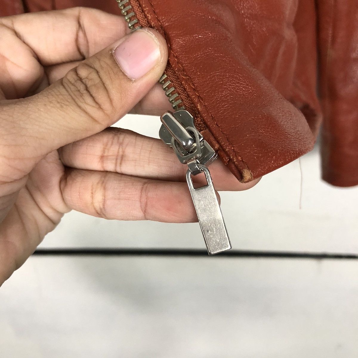 Japanese Brand 📌Vintage Cropped Leather Jacket Zipper Lio Bell IsseyMiyake Size US M / EU 48-50 / 2 - 17 Thumbnail