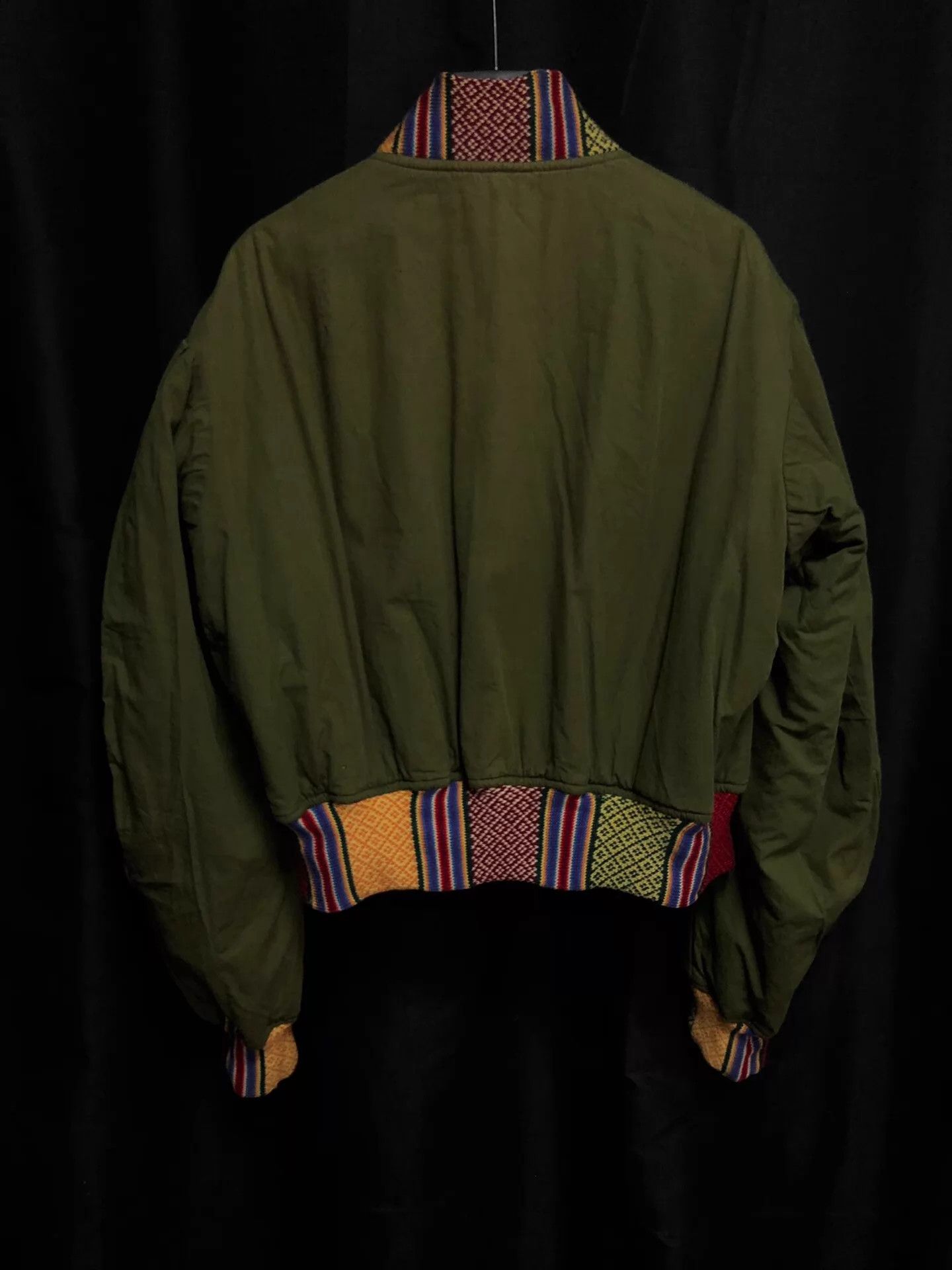 Yohji Yamamoto Yohji Yamamoto 93SS Cutting Swap Linen MA1 Jacket Size US M / EU 48-50 / 2 - 4 Thumbnail