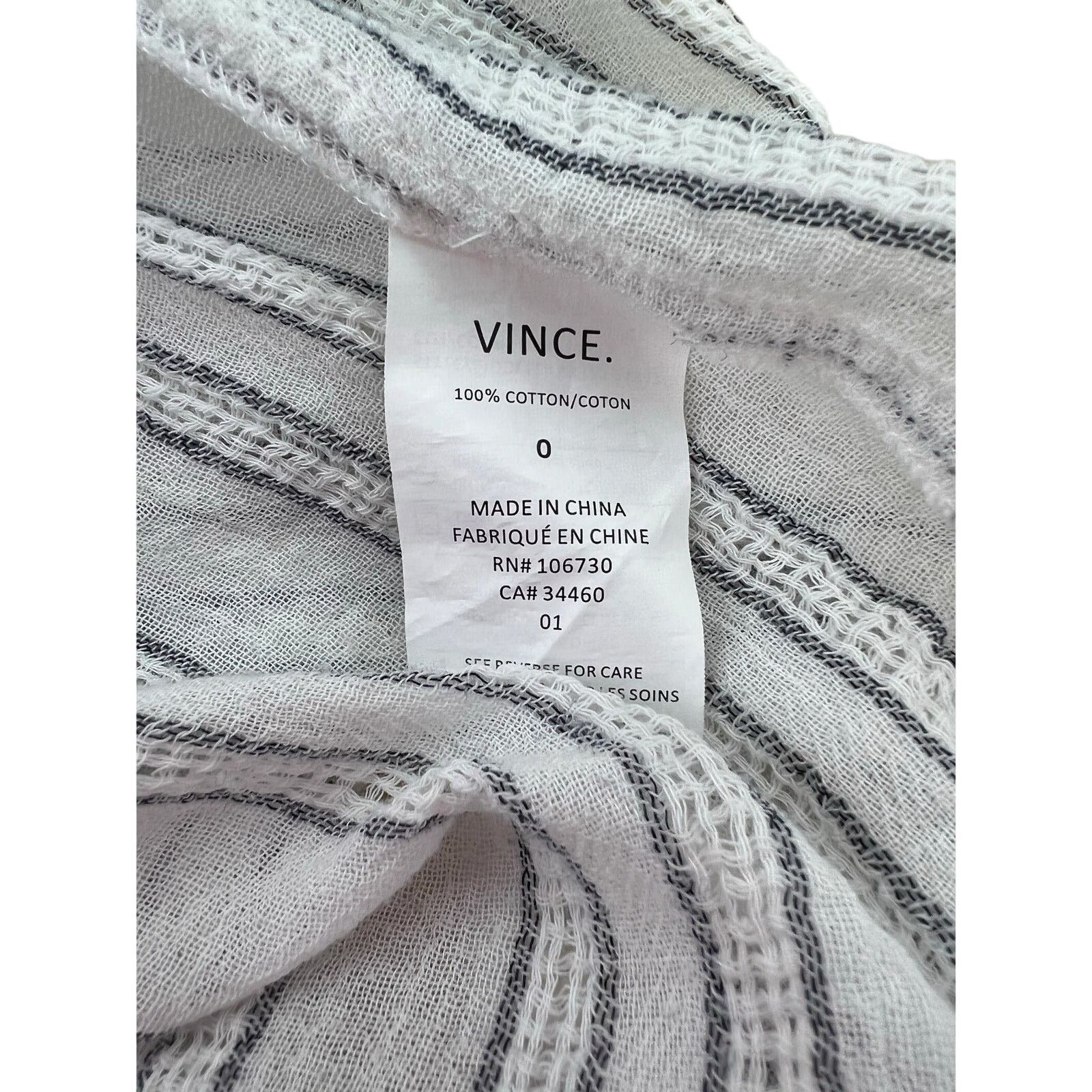 Vince Vince striped blouse sz 0 Size XS / US 0-2 / IT 36-38 - 6 Thumbnail