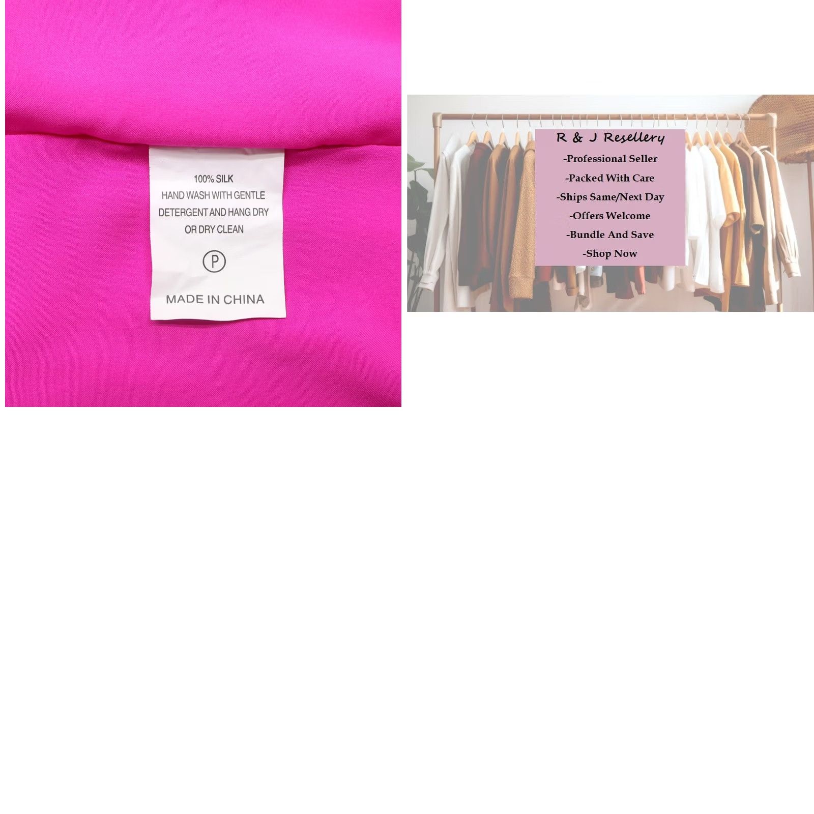 Vintage Marie Oliver Dress Silk Short Mini V-Neck Pink 100% Silk Lined Casual Party/Cocktail Women's M Size M / US 6-8 / IT 42-44 - 8 Thumbnail