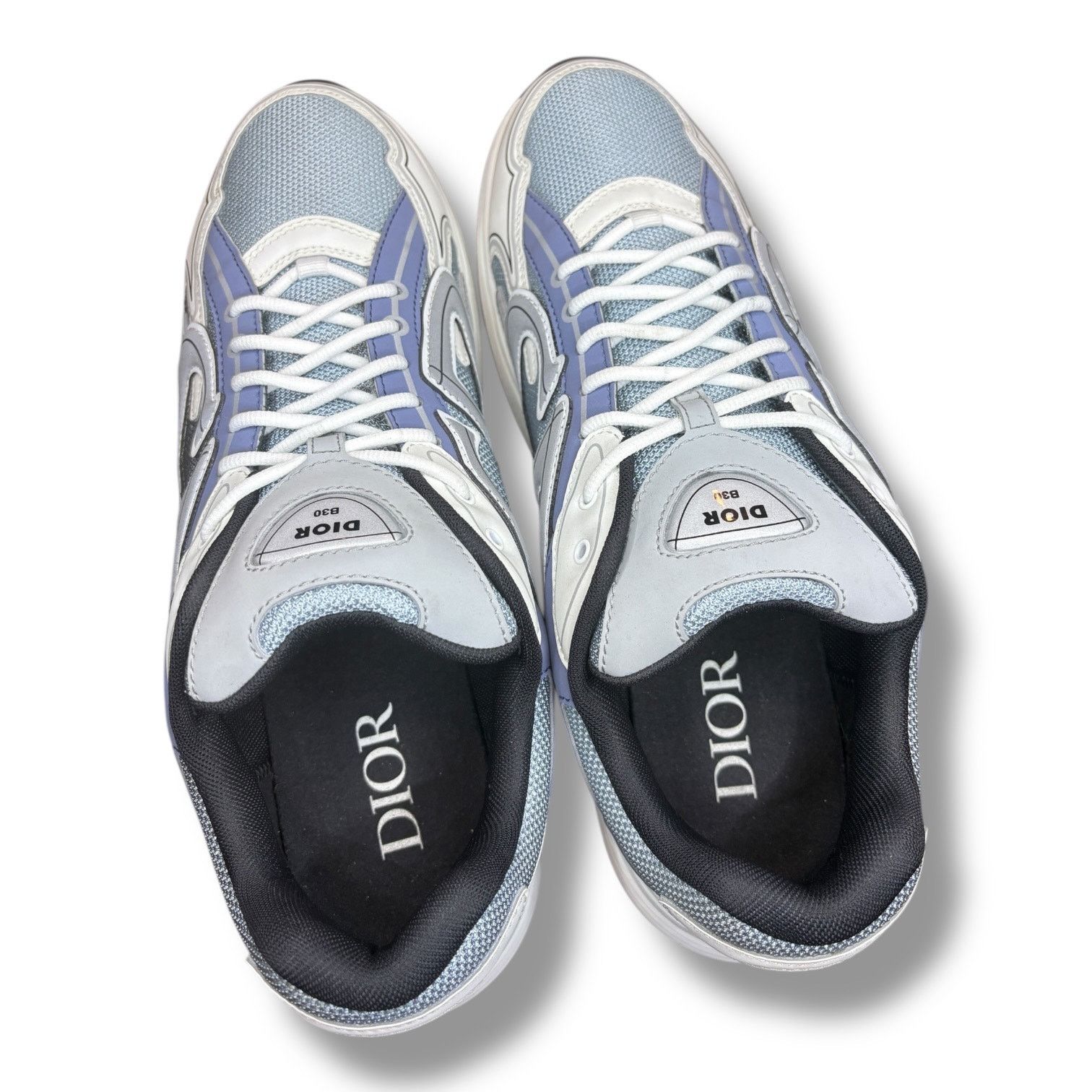 Dior Dior B30 Navy Blue Grey White Sneakers | Size 48 (15US) Size US 15 / EU 48 - 7 Thumbnail