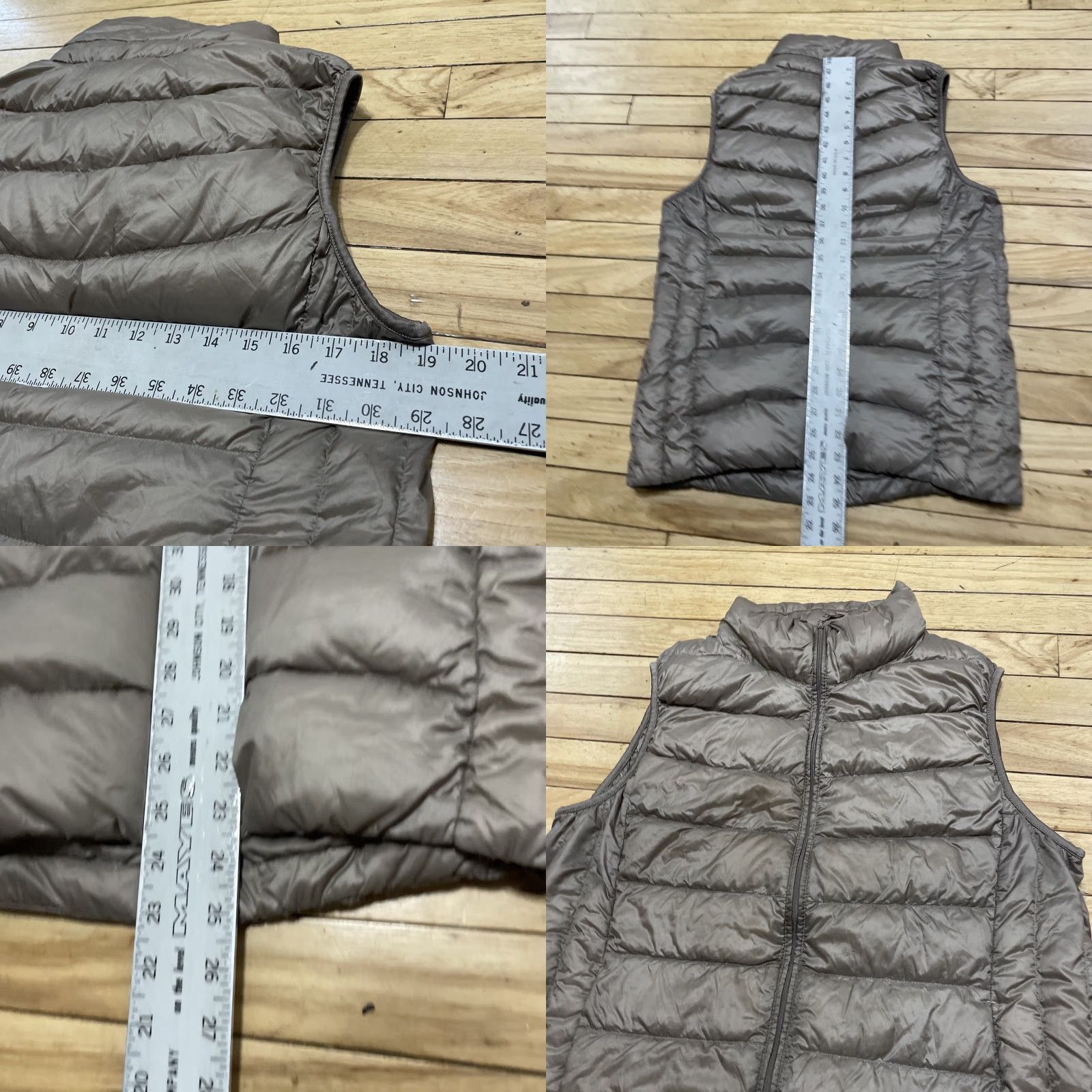 Uniqlo UNIQLO Adult Large Brown Ultra Light Down Puffer Vest Packable Outdoor Grunge Size M / US 6-8 / IT 42-44 - 8 Thumbnail