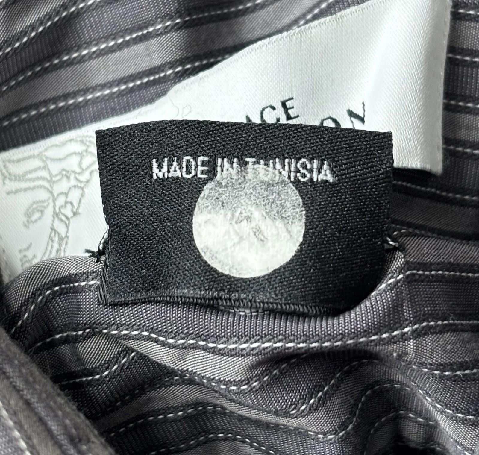 Versace Versace Collection Shirt Mens 41 16 Trend Fit Striped Medusa Size US M / EU 48-50 / 2 - 12 Thumbnail