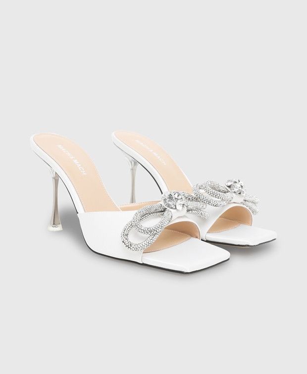 MACH & MACH Double bow Heeled sandals Size US 7 / IT 37 - 1 Thumbnail