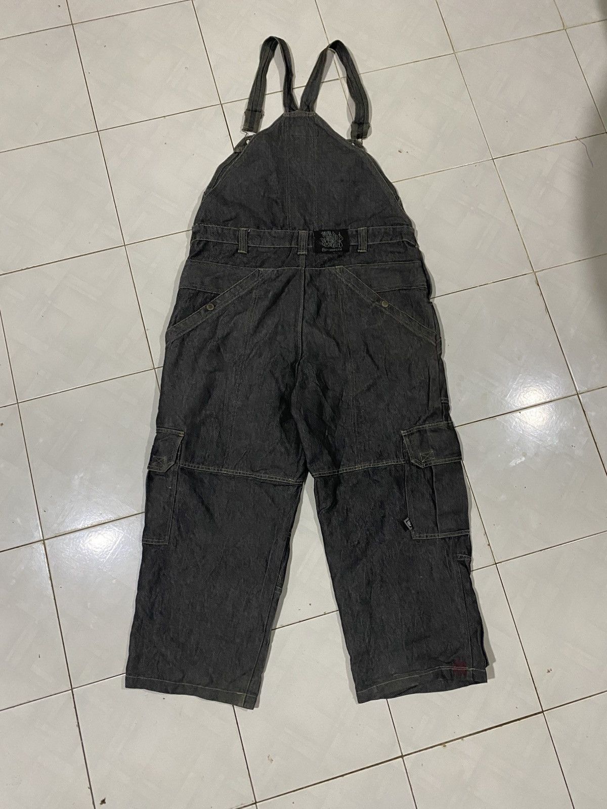 Vintage Freaky Massive Baggy Overalls Denim Size US 40 / EU 56 - 2 Thumbnail