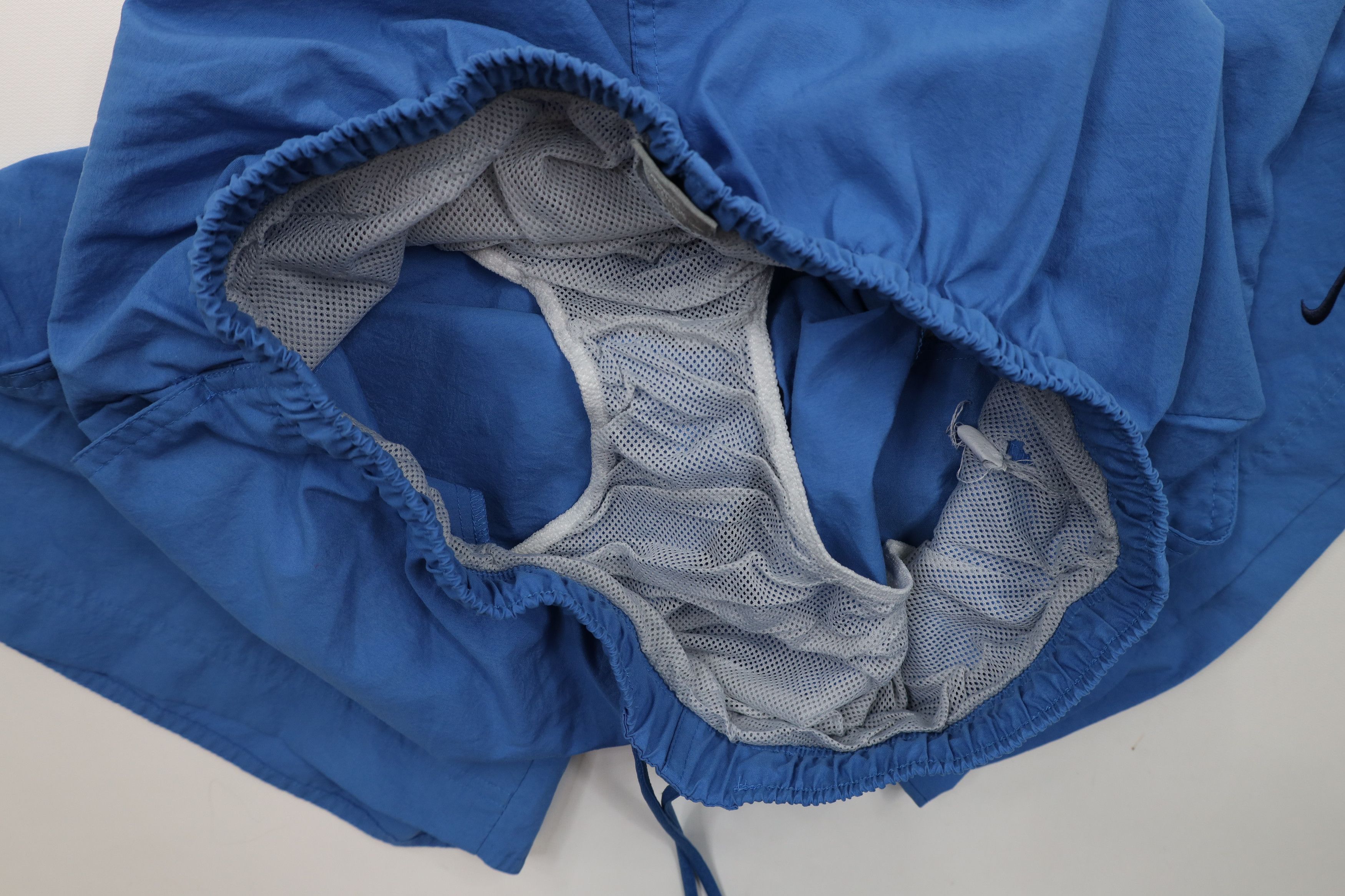 Nike × Vintage Vintage Nike Travis Scott Mini Swoosh Lined Shorts Blue Size US 36 / EU 52 - 8 Thumbnail