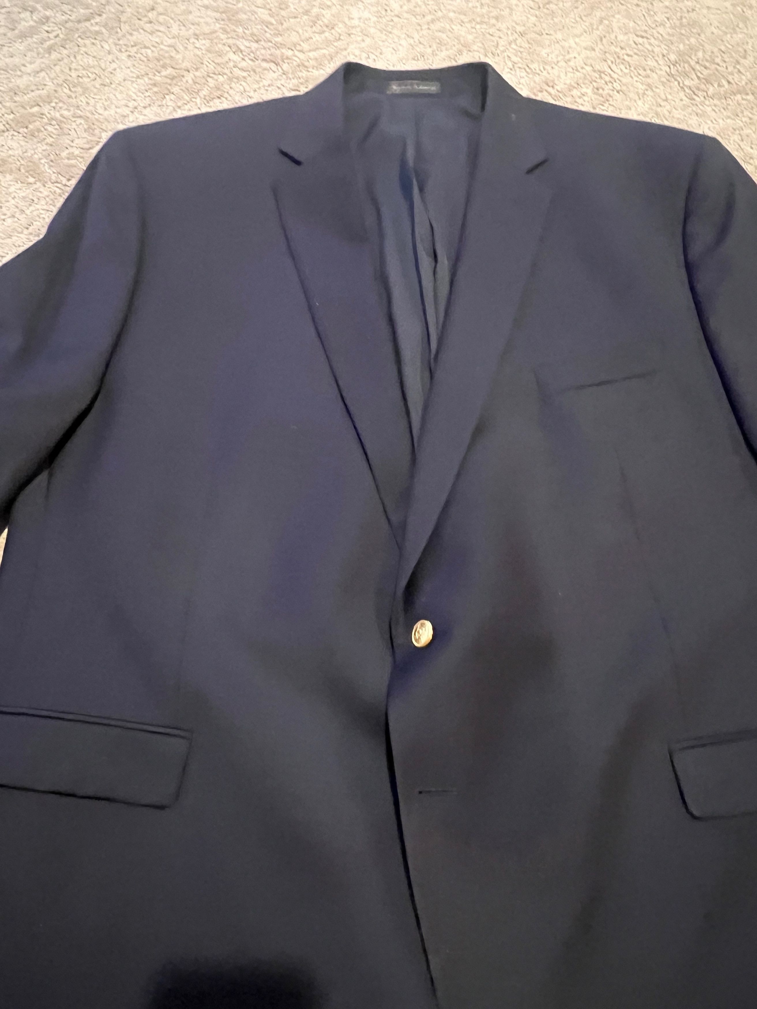 Ralph Lauren Navy Blue Ralph Lauren Suit Jacket Size 48R - 1 Thumbnail