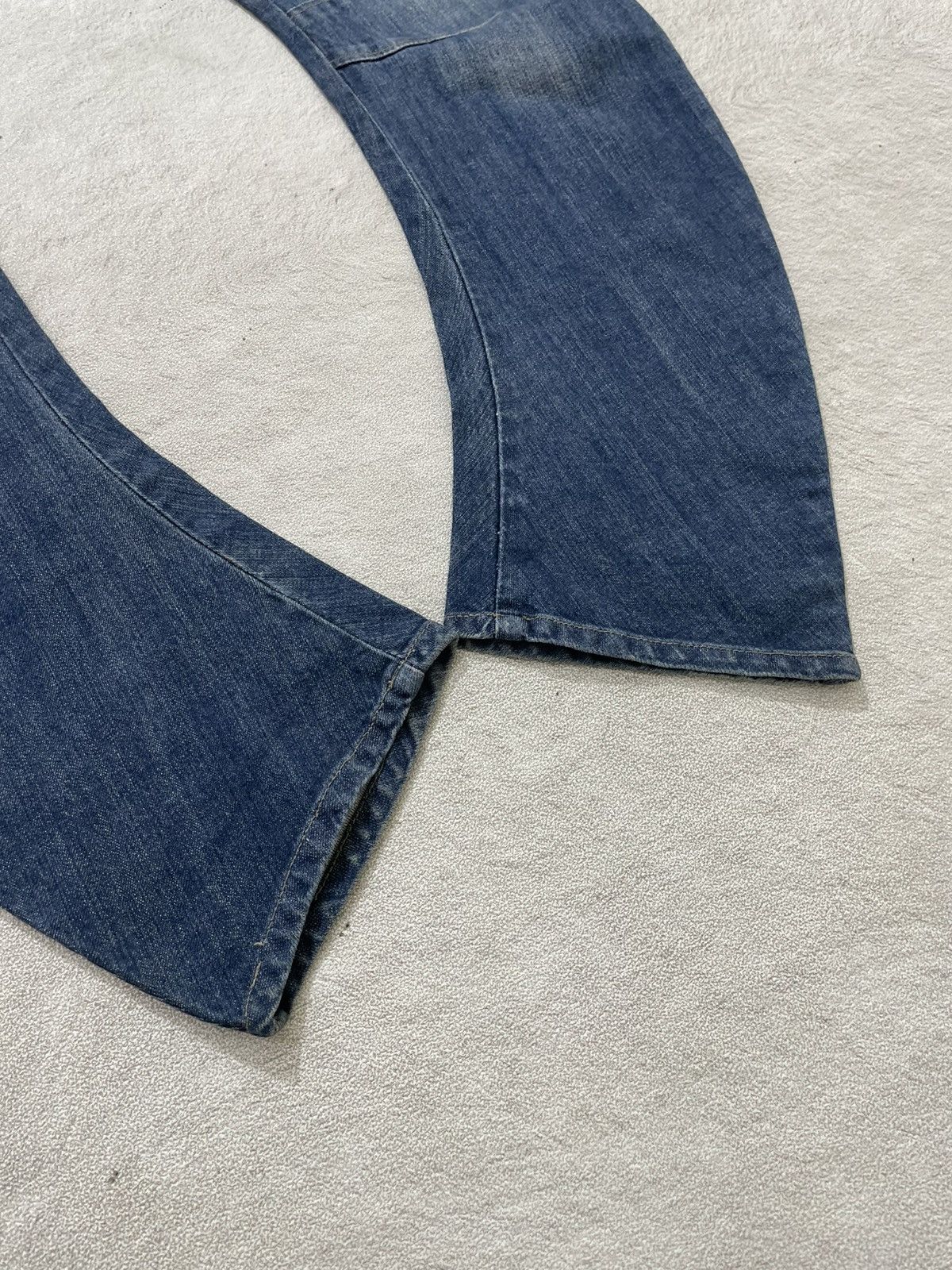 Kapital 2000s Archival PPFM Curved Denim Washed Maison Ifsix LGB Size US 31 - 4 Thumbnail
