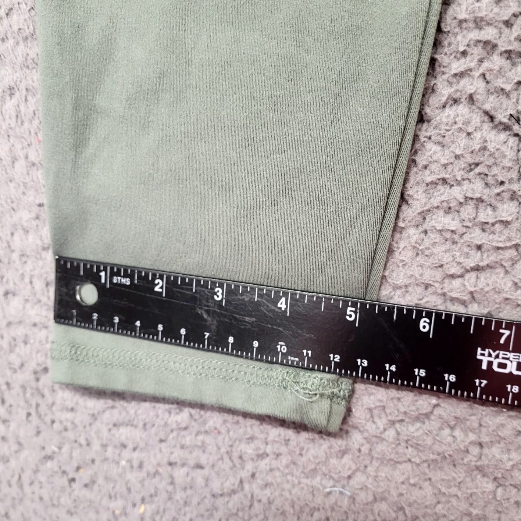 Jockey Jockey Capri Legging Womens XL Moss Green Activewear Yoga Athletic Exercise Pockets Easy Care Stretch Size 40" / US 18 - 5 Thumbnail