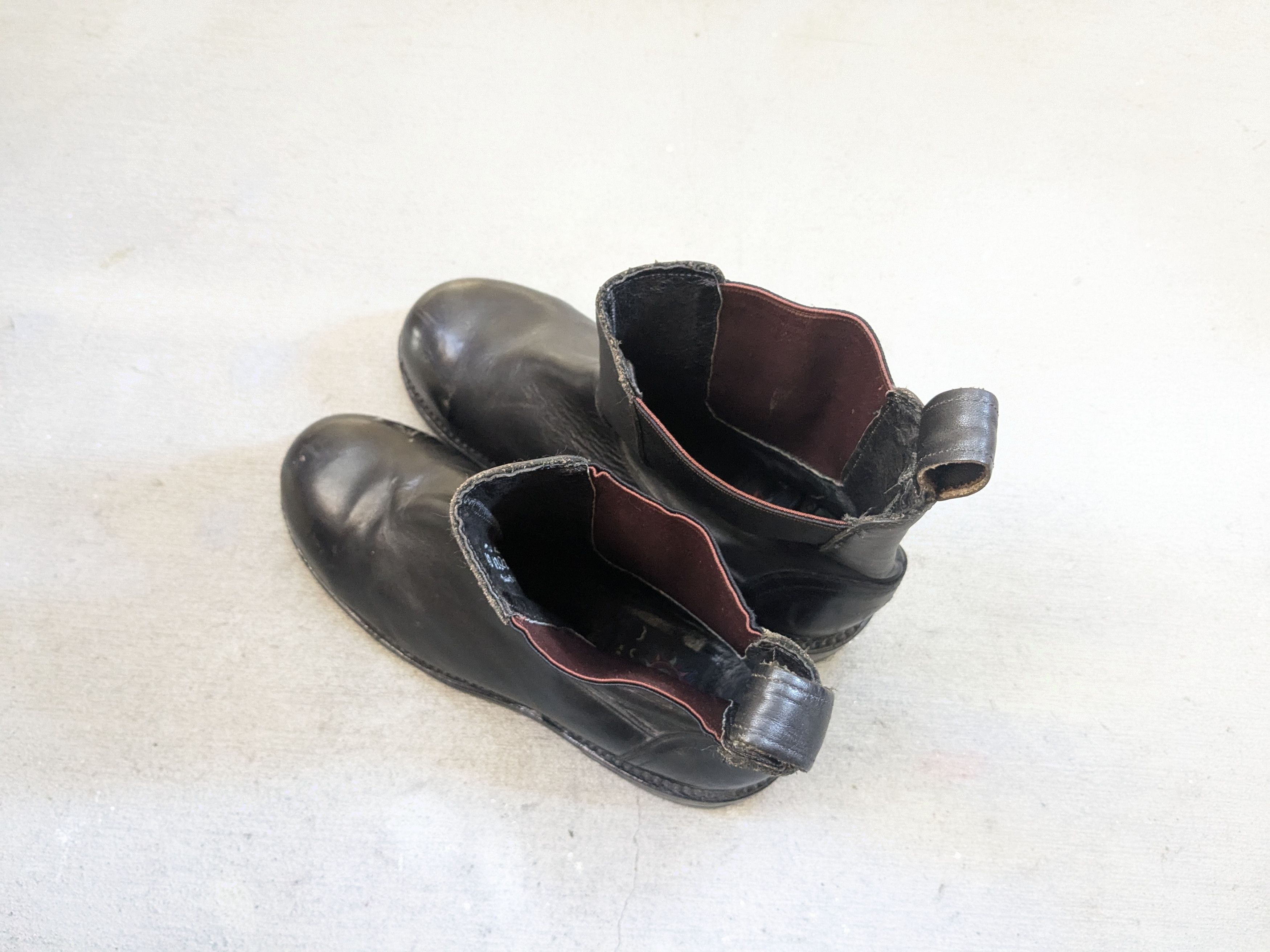 Genuine Leather Vintage Chelsea Boots Black Leather 11 Mexico Steel Toe Size US 11 / EU 44 - 12 Thumbnail