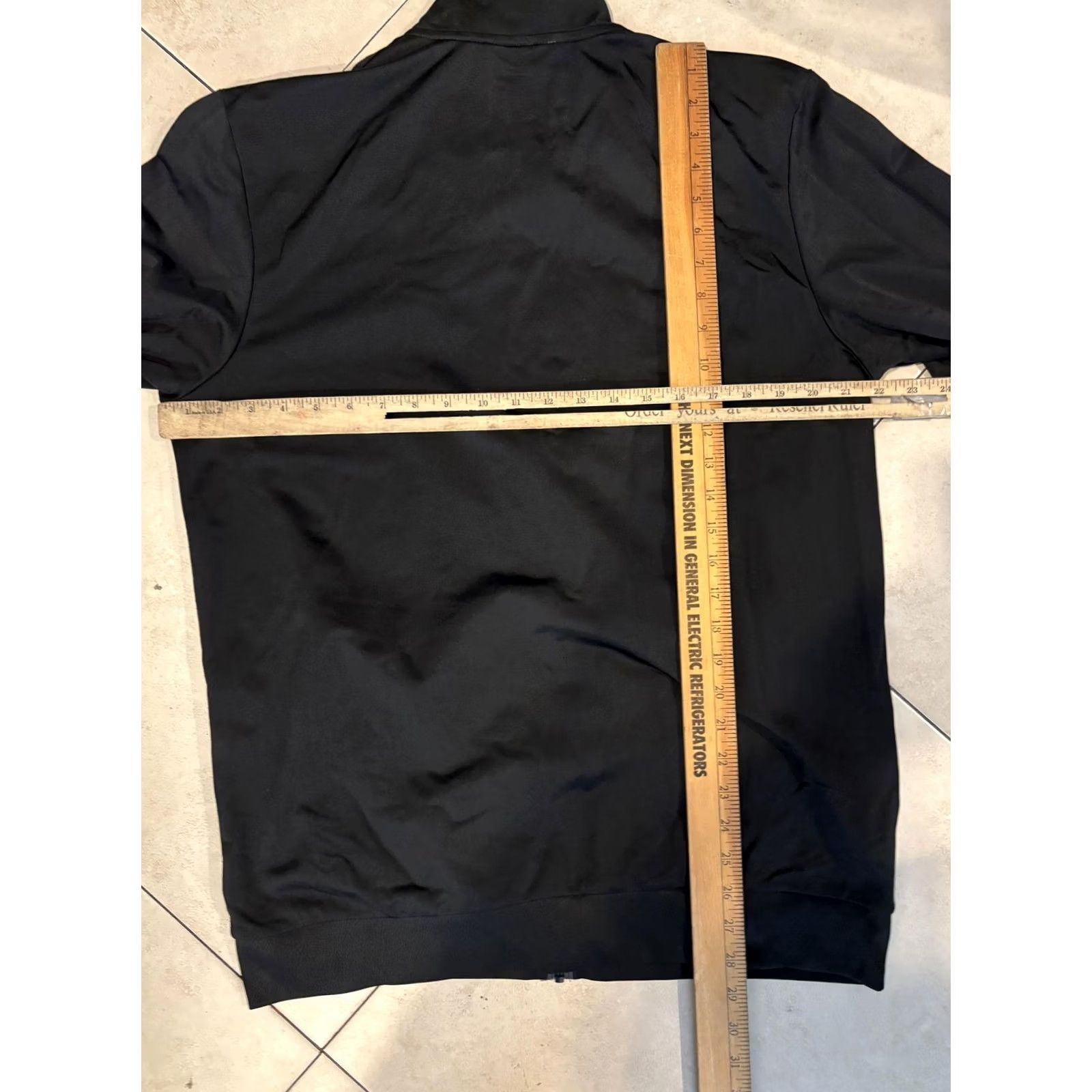 Adidas Adidas Track Jacket Mens L Black Primegreen 3-Stripes Full Zip Athletic Size US L / EU 52-54 / 3 - 6 Thumbnail