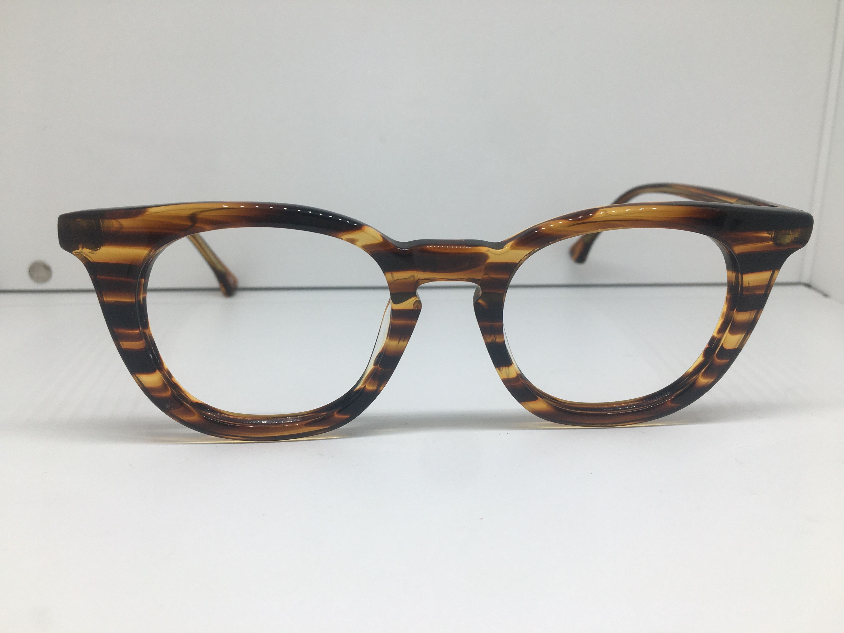 Other Brown Acetate Keyhole Bridge Eyeglasses Frame Size ONE SIZE - 1 Thumbnail