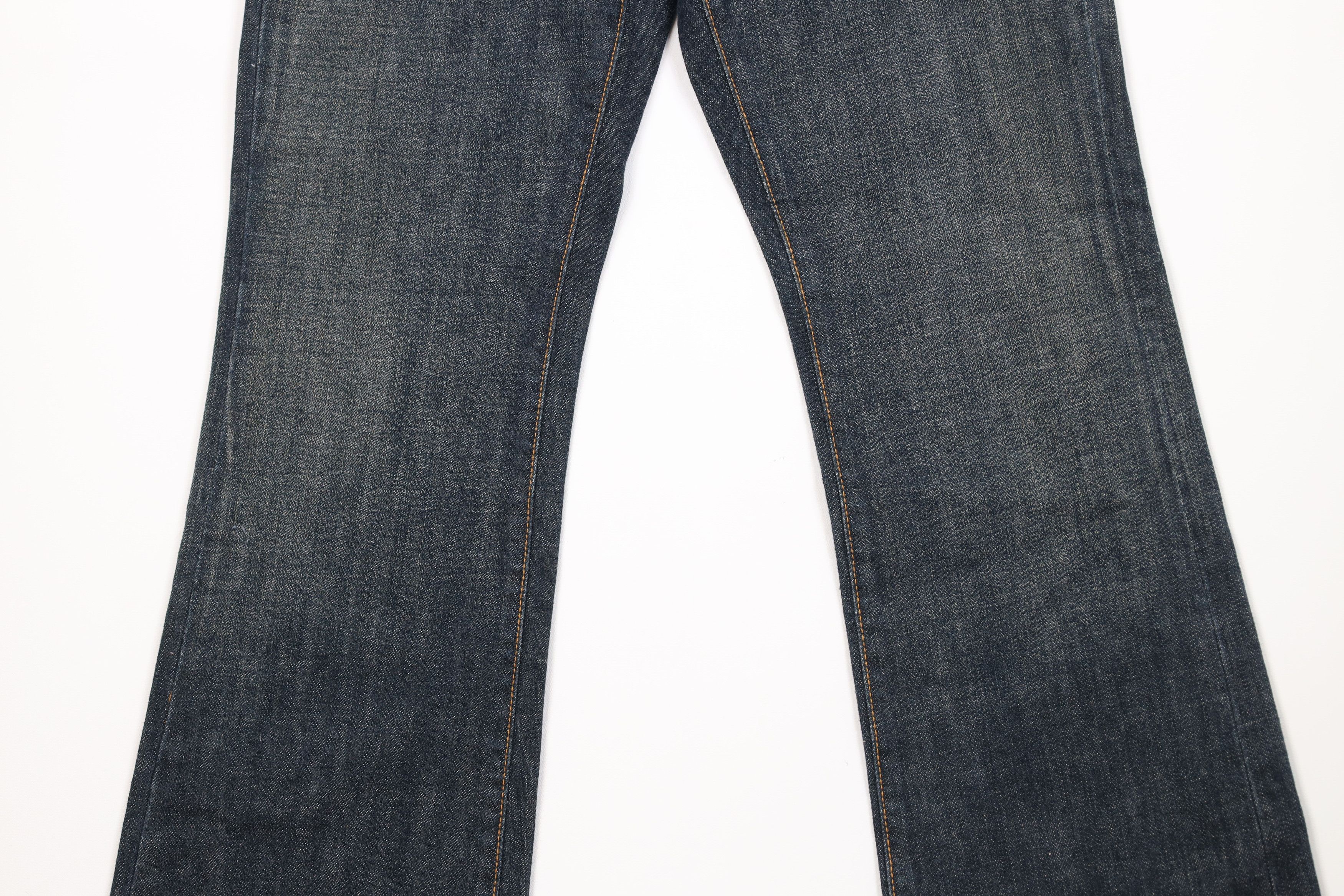 Ralph Lauren Vintage 90s Ralph Lauren Wide Leg Denim Jeans Blue Cotton Size 26" / US 2 / IT 38 - 3 Thumbnail