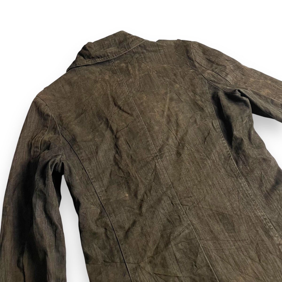 If Six Was Nine 🇯🇵 ROUSHATTE STANDARD GOTHIC MILITARY DENIM JACKET Size US L / EU 52-54 / 3 - 9 Thumbnail