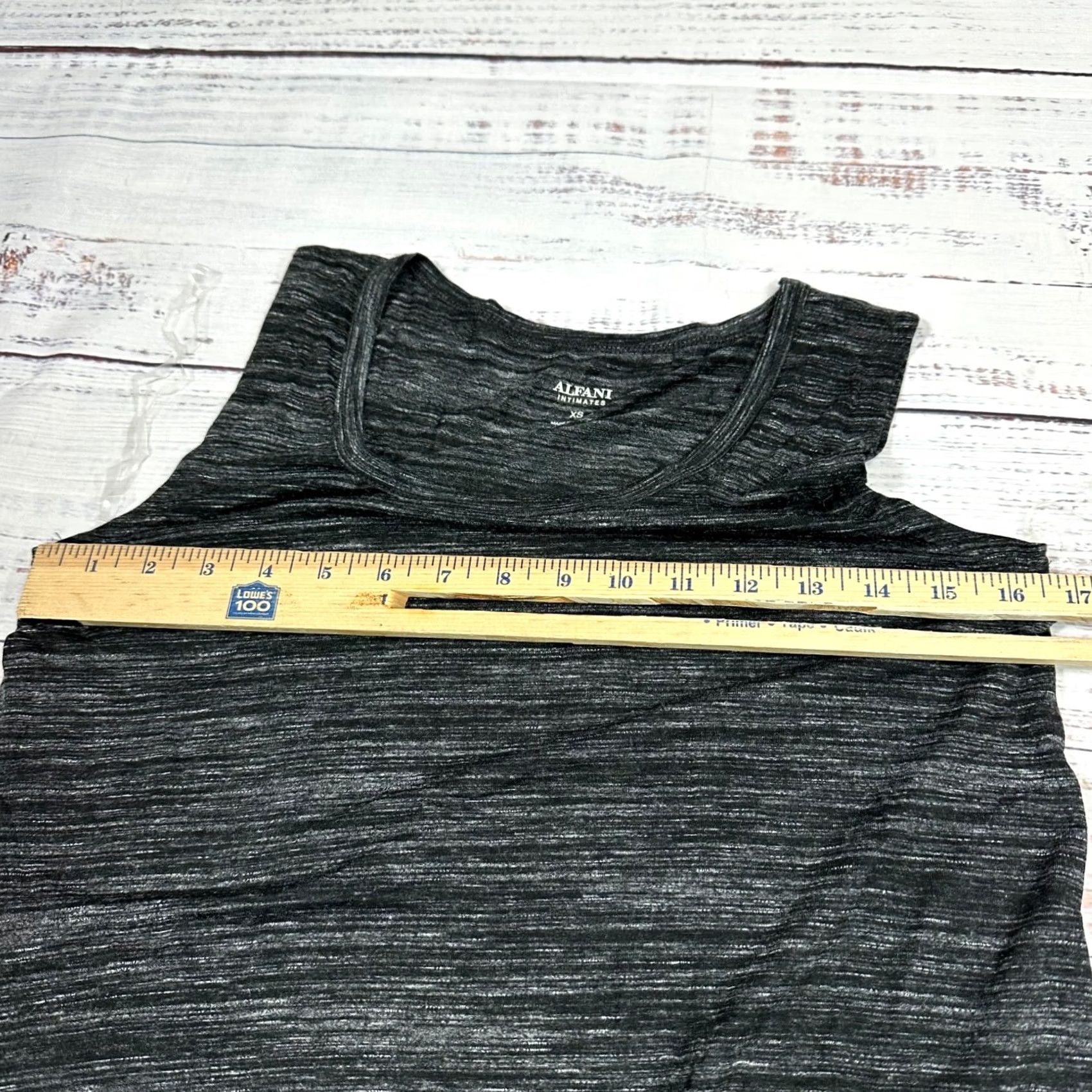 Alfani Alfani Womens Dress Sleeveless Nightgown XS Gray Lounge Sleep New Size XS / US 0-2 / IT 36-38 - 3 Thumbnail