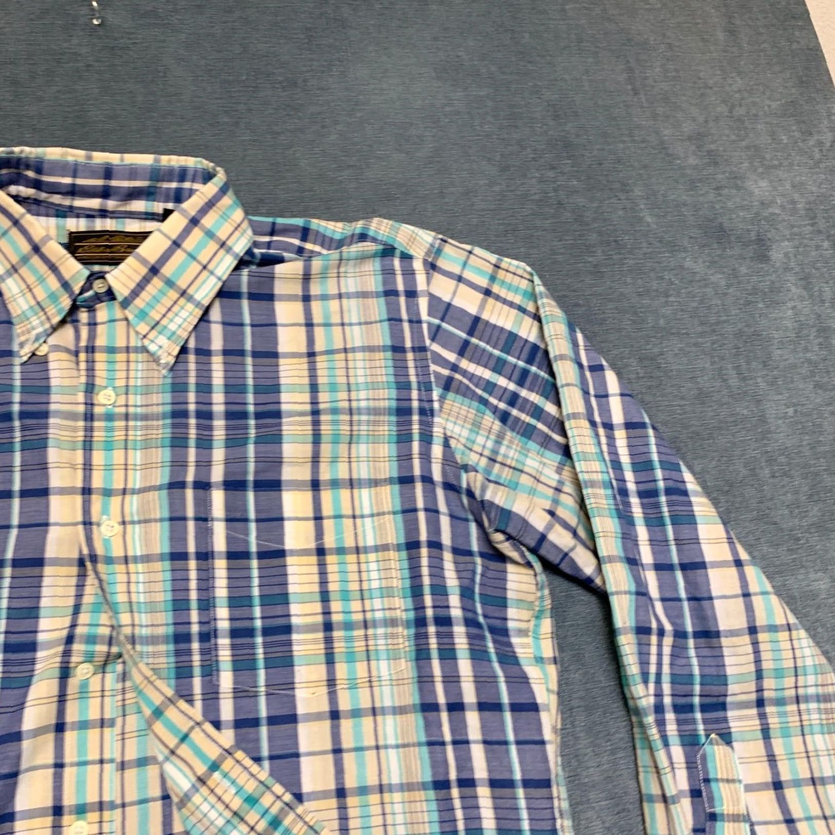 Eddie Bauer Eddie Bauer Shirt Mens Multicolor Plaid Button-Down Pockets Outdoor Size M Size US M / EU 48-50 / 2 - 5 Thumbnail
