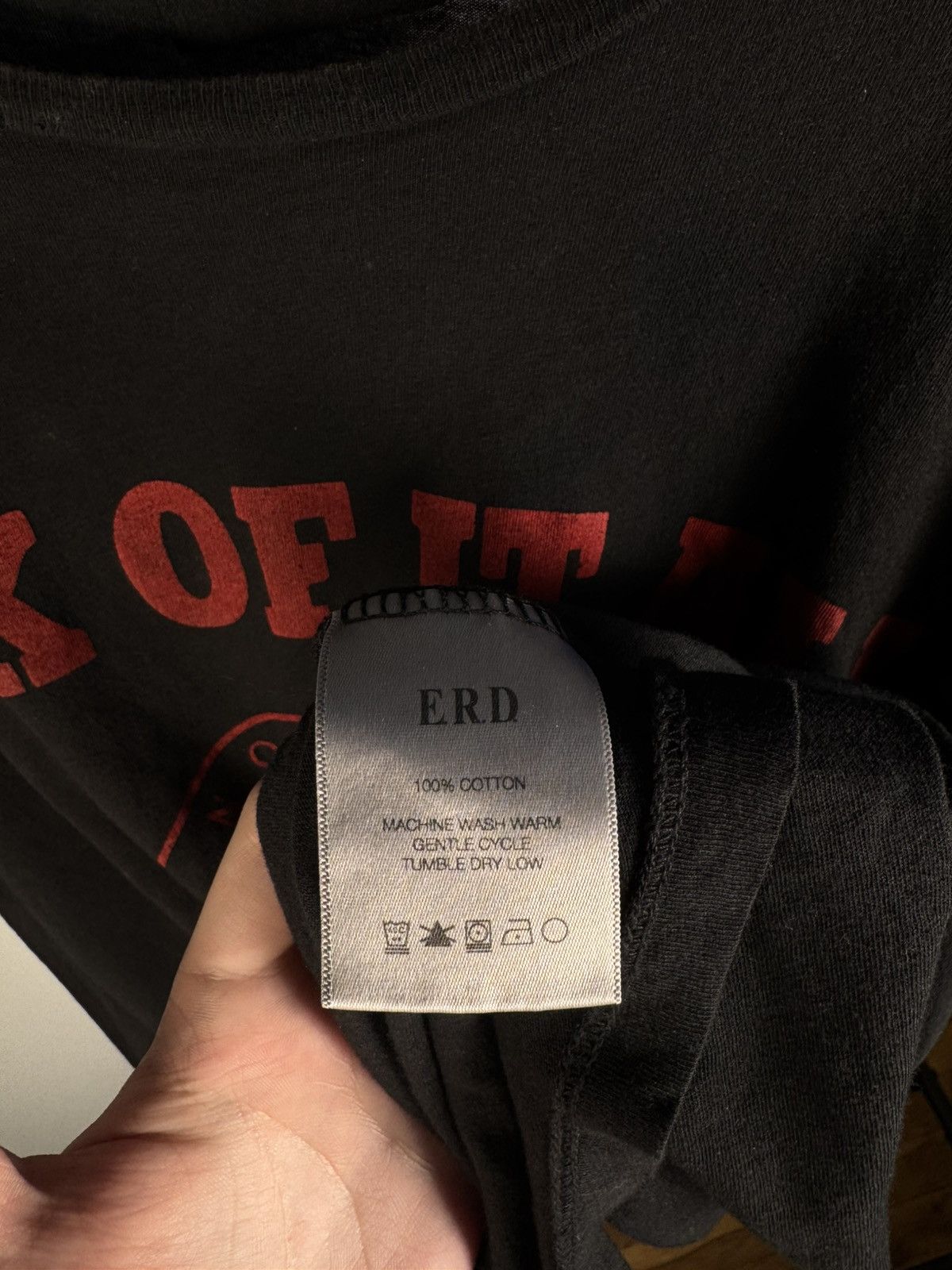 Enfants Riches Deprimes ICONIC GRAIL 💉 2022 "SICK OF IT ALL" HEROIN ANONYMOUS SHIRT Size US XL / EU 56 / 4 - 12 Thumbnail
