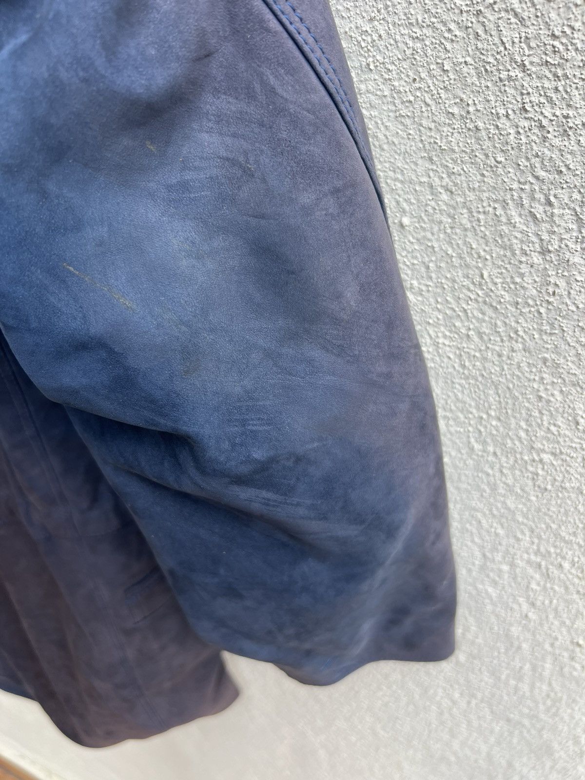 SERAPHIN Seraphin France Distress Sun Fade Oversize Leather Jacket Size US S / EU 44-46 / 1 - 15 Thumbnail
